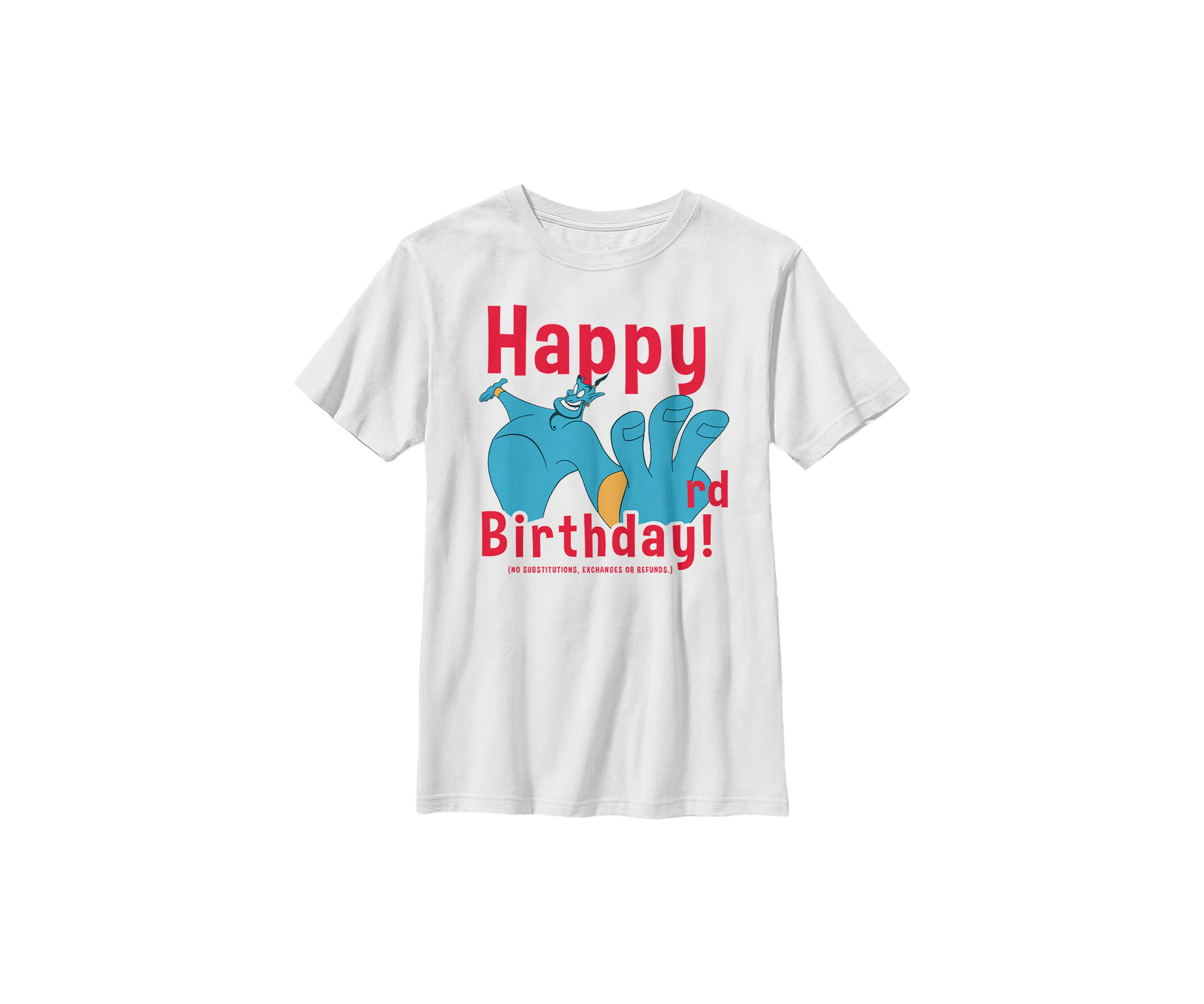 Boys 4-7 Genie Third Birthday Graphic T-Shirt