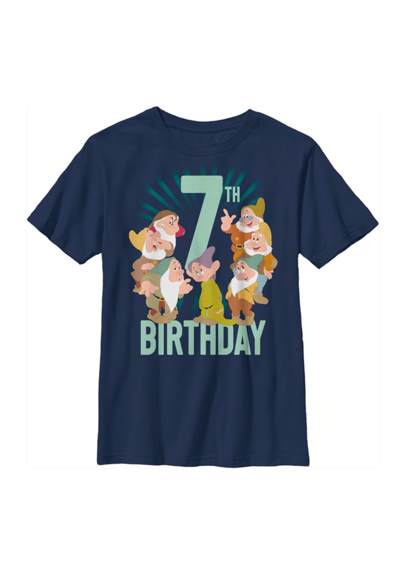 Boys 4-7 Dwarves 7th Birthday Graphic T-Shirt