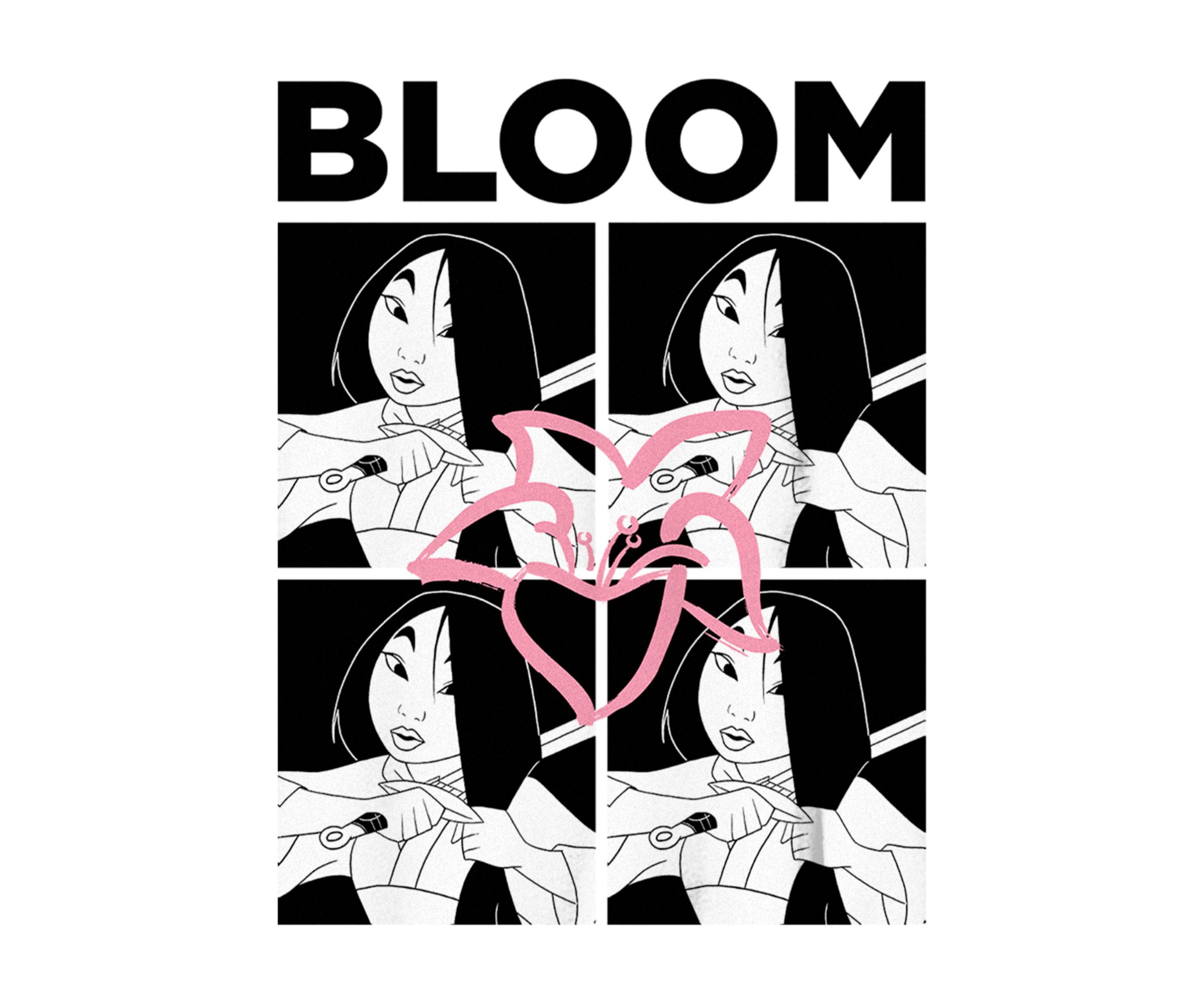 Bloom Grid Graphic Top