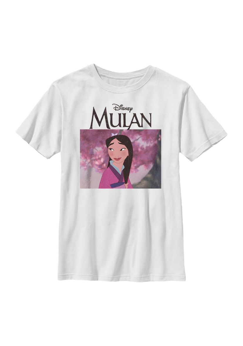 Simple Sakura Mulan Graphic Top