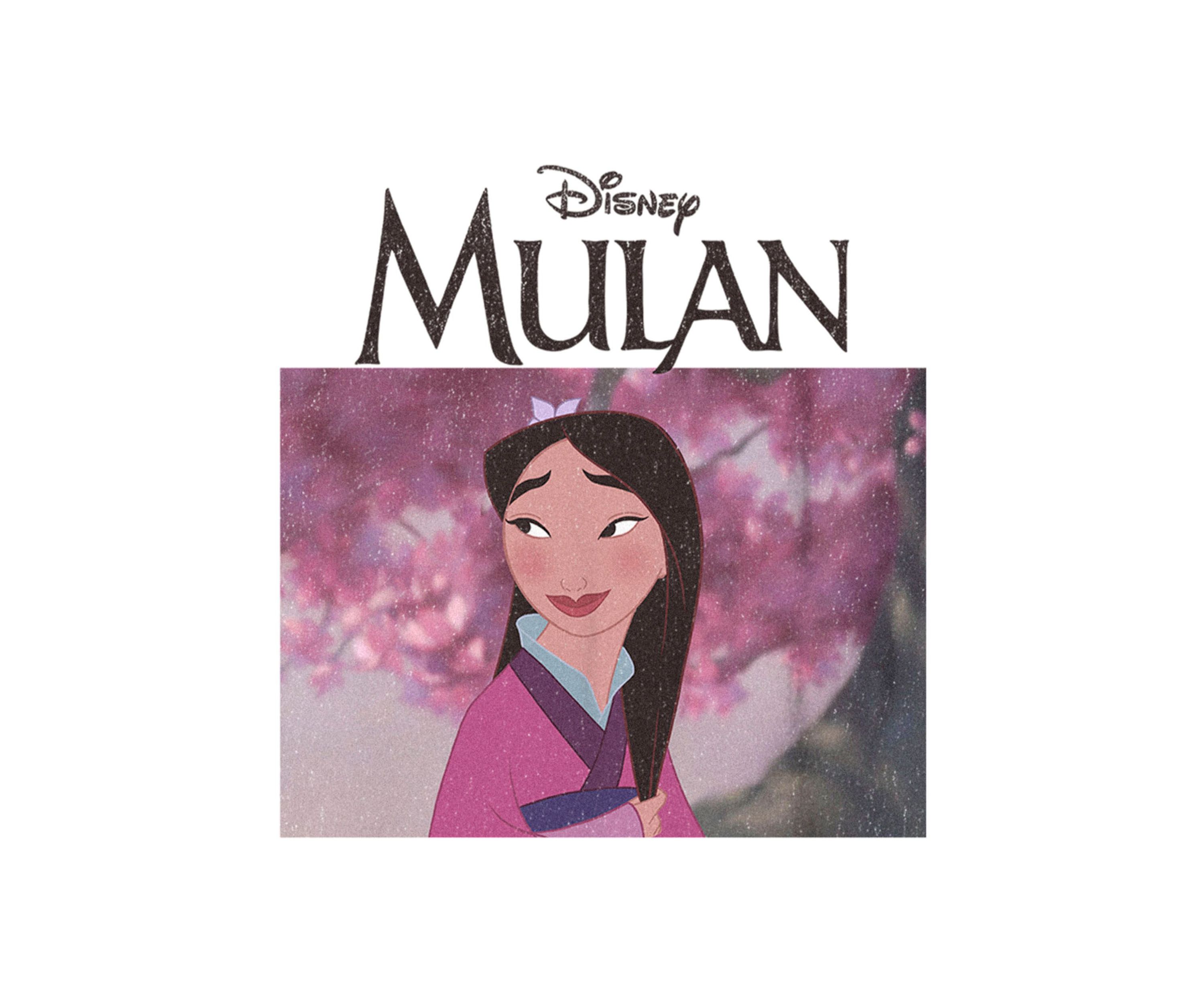 Simple Sakura Mulan Graphic Top
