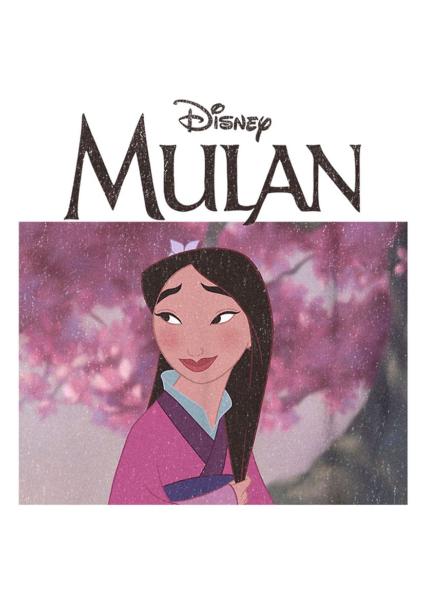 Simple Sakura Mulan Graphic Top