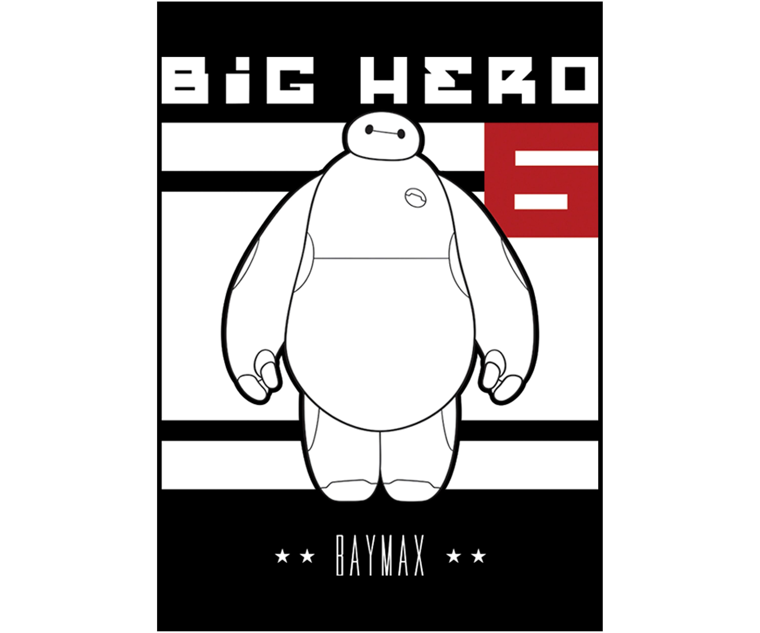 Boys 4-7 Baymax Block Graphic T-Shirt