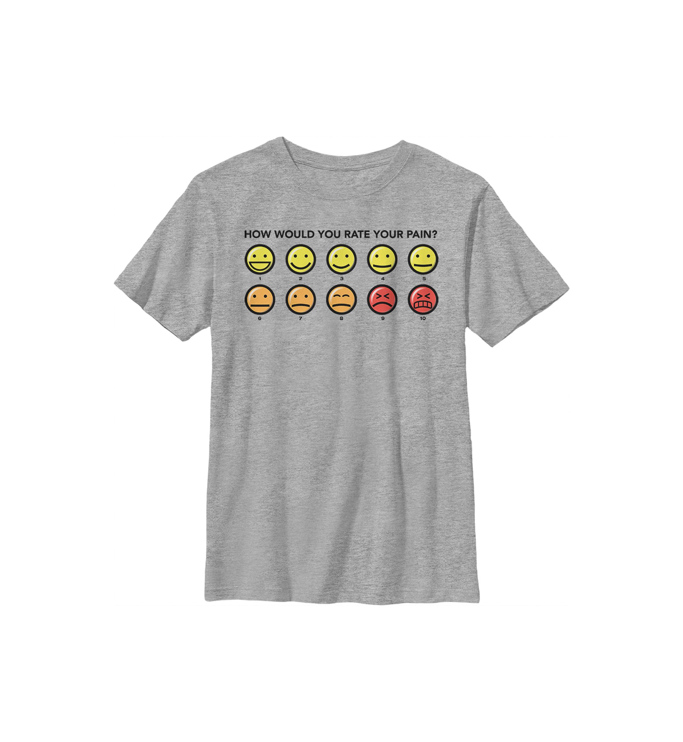Boys 4-7 Pain Rating Graphic T-Shirt