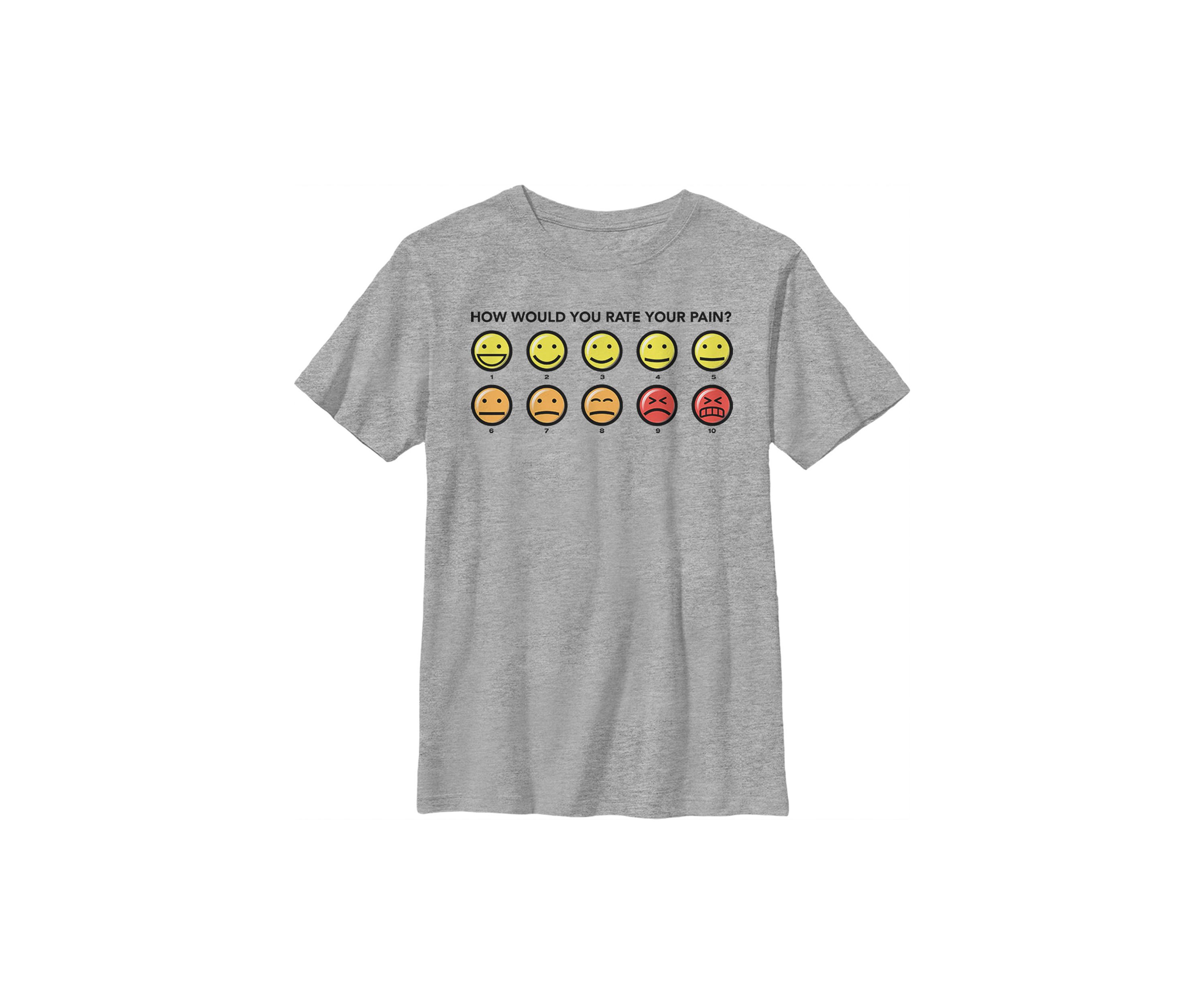 Boys 4-7 Pain Rating Graphic T-Shirt