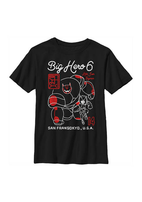 Big Hero 6 Boys 4-7 Post Graphic T-Shirt