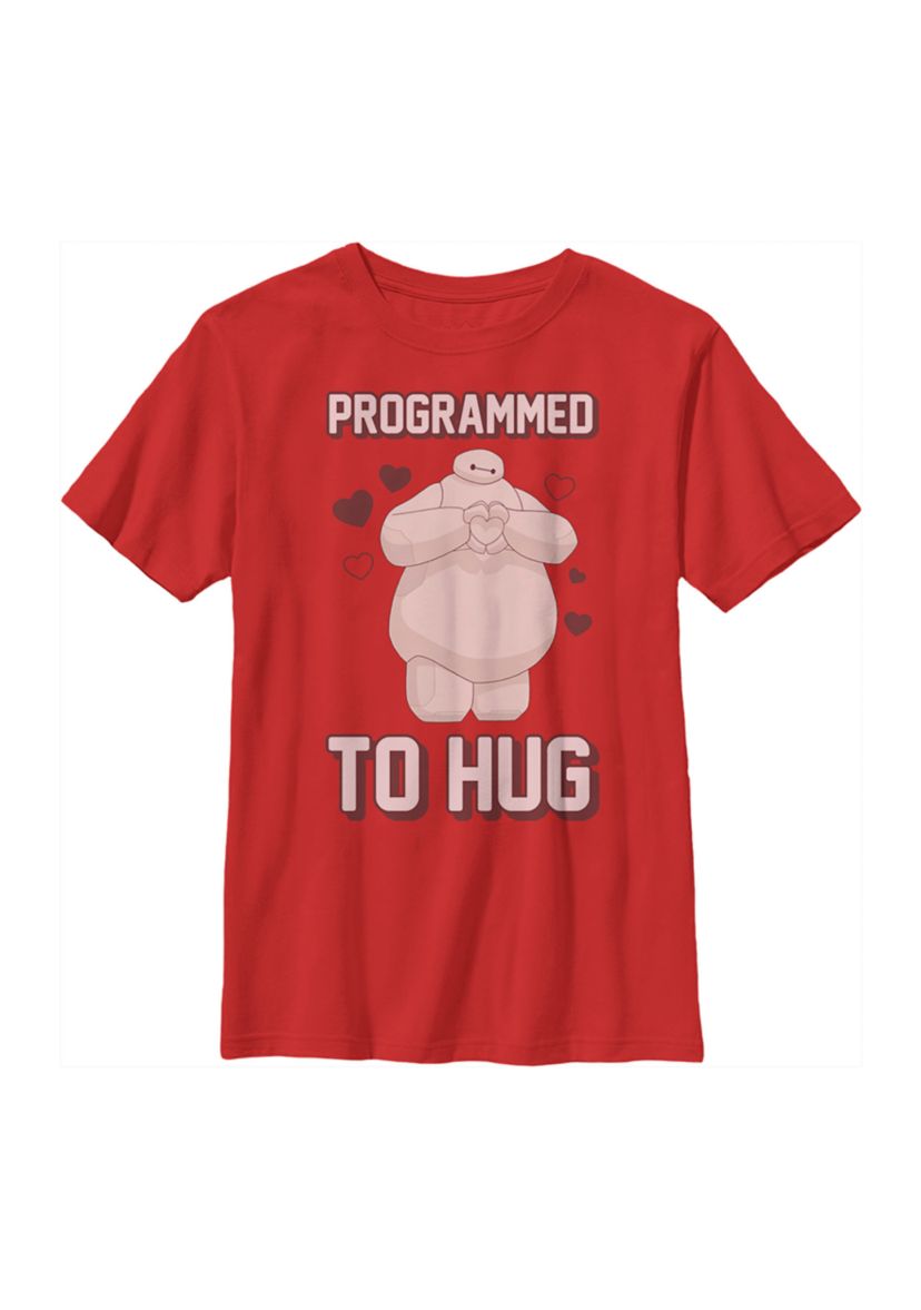 Boys 4-7  Programmed To Hug Graphic T-Shirt
