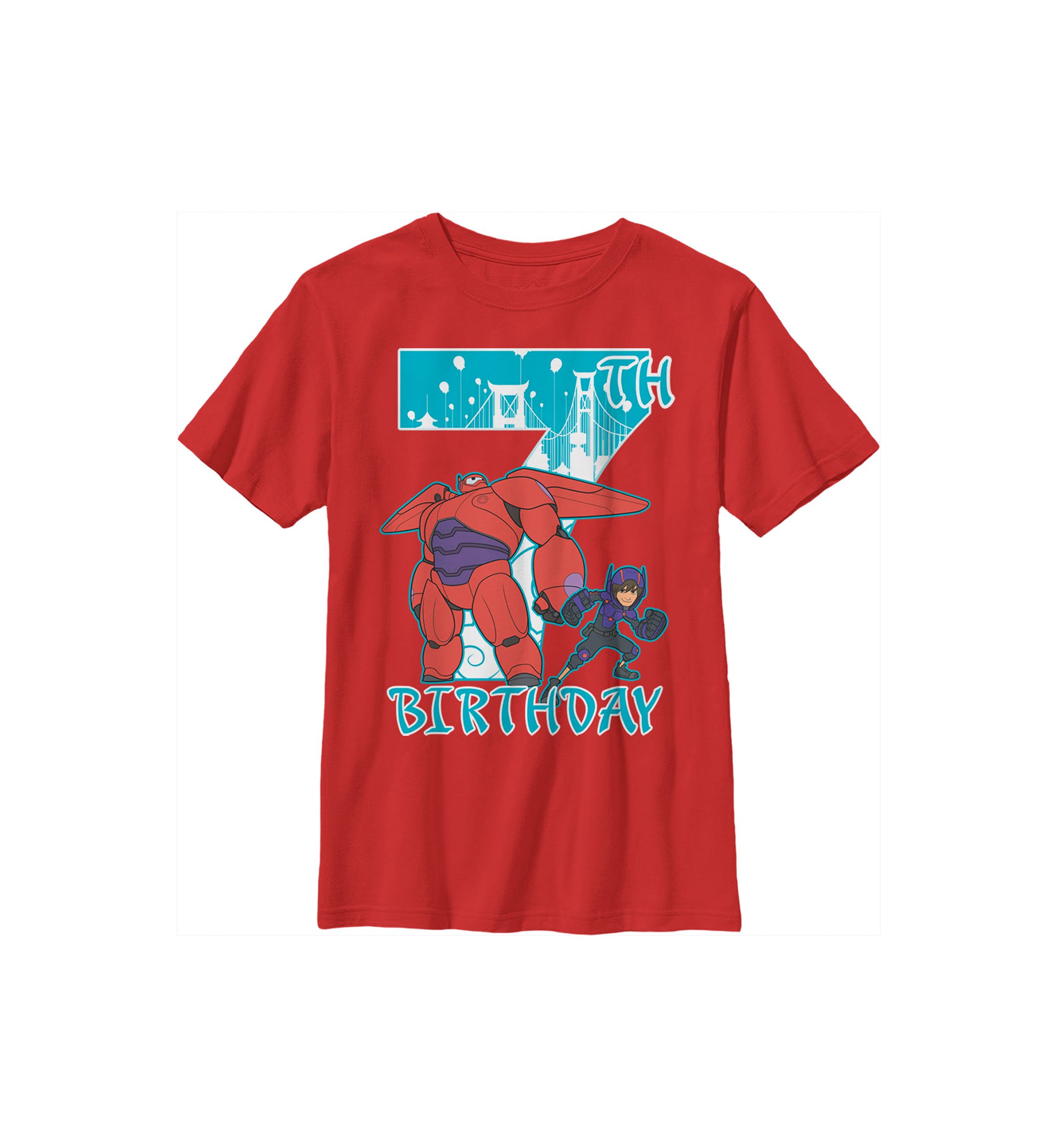 Boys 4-7 Baymax 7 Years Graphic T-Shirt