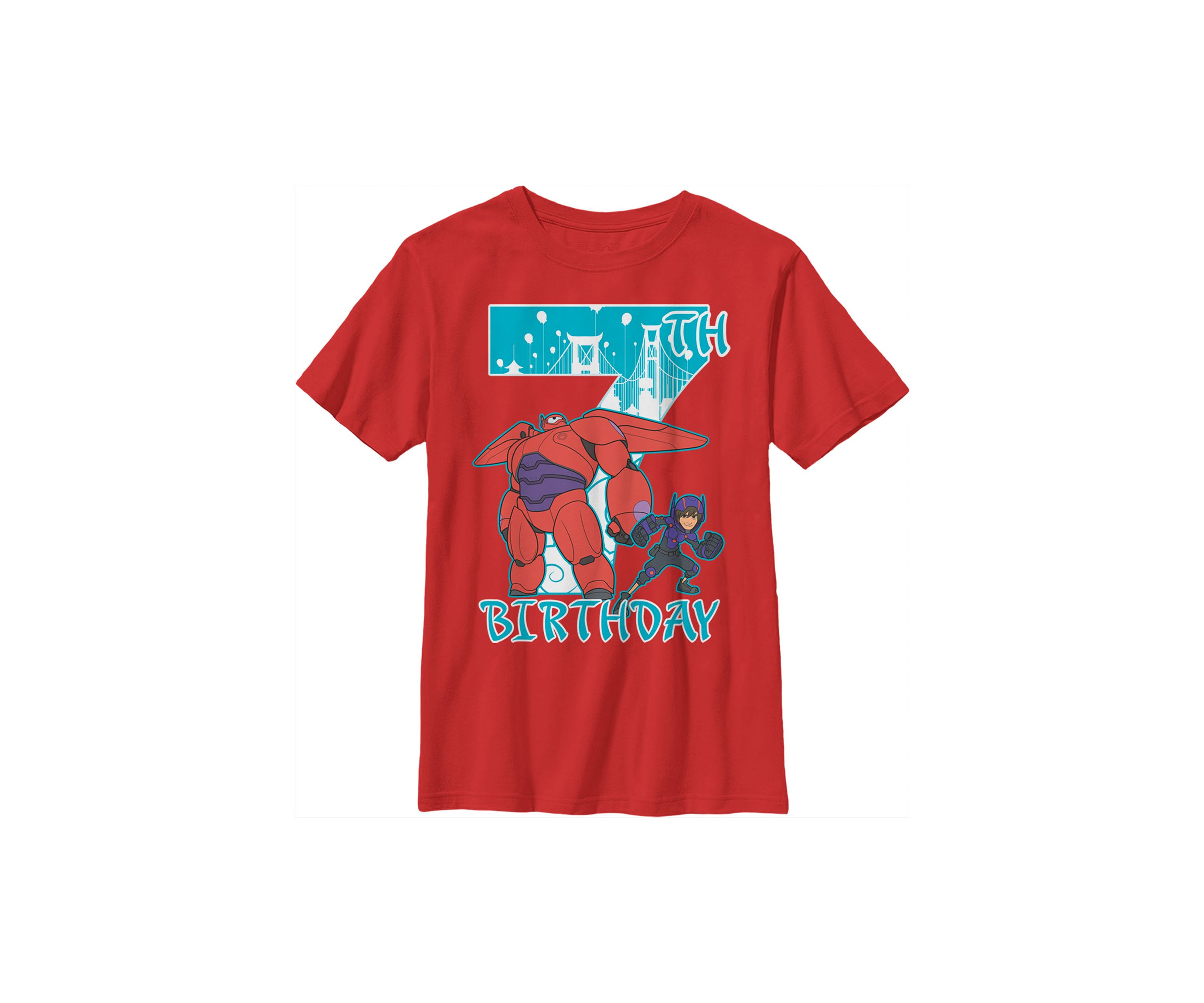 Boys 4-7 Baymax 7 Years Graphic T-Shirt