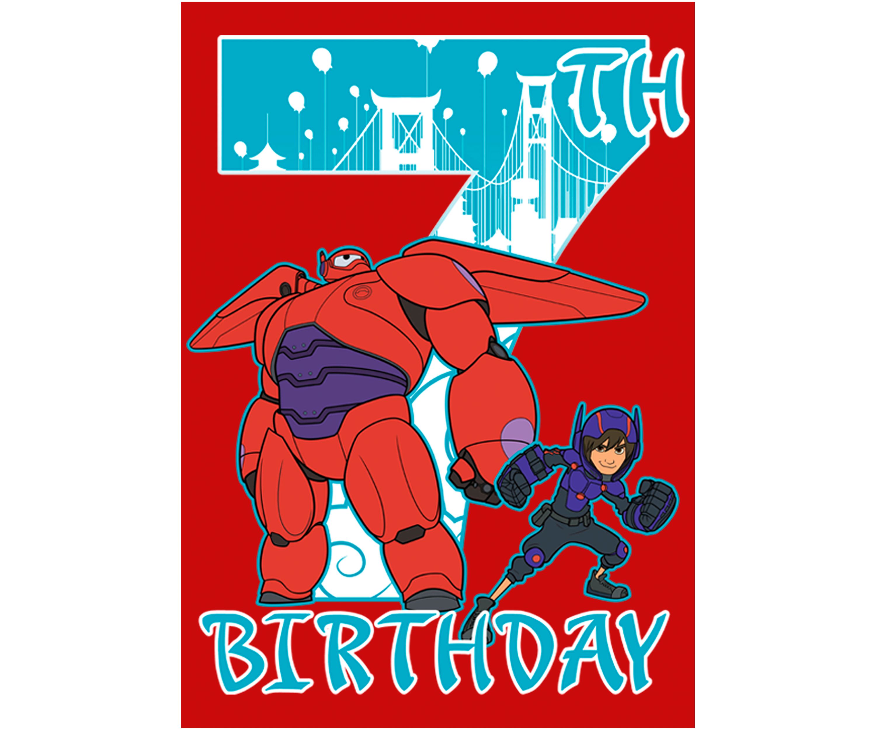 Boys 4-7 Baymax 7 Years Graphic T-Shirt