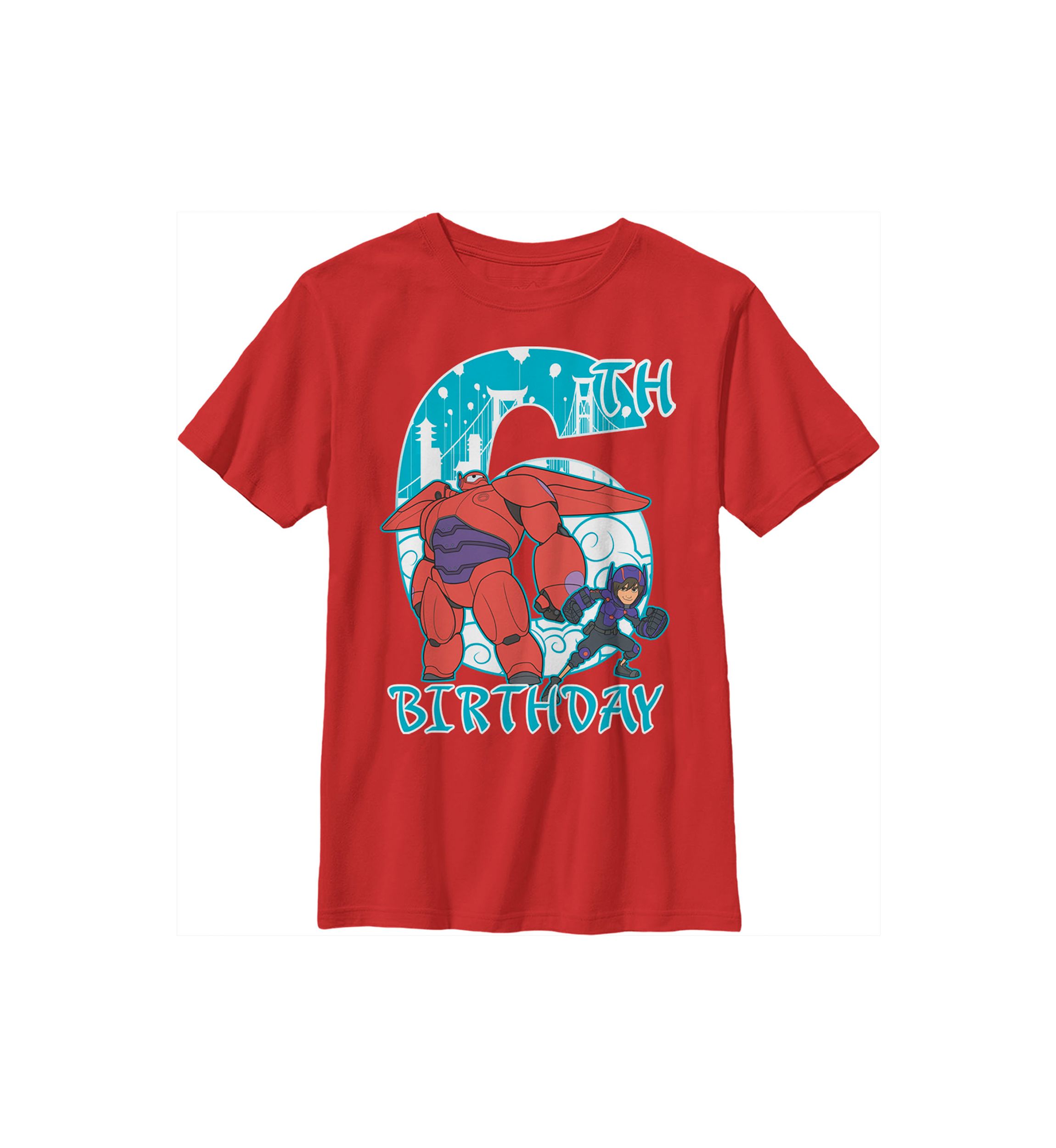 Boys 4-7 Baymax 6 Years Graphic T-Shirt