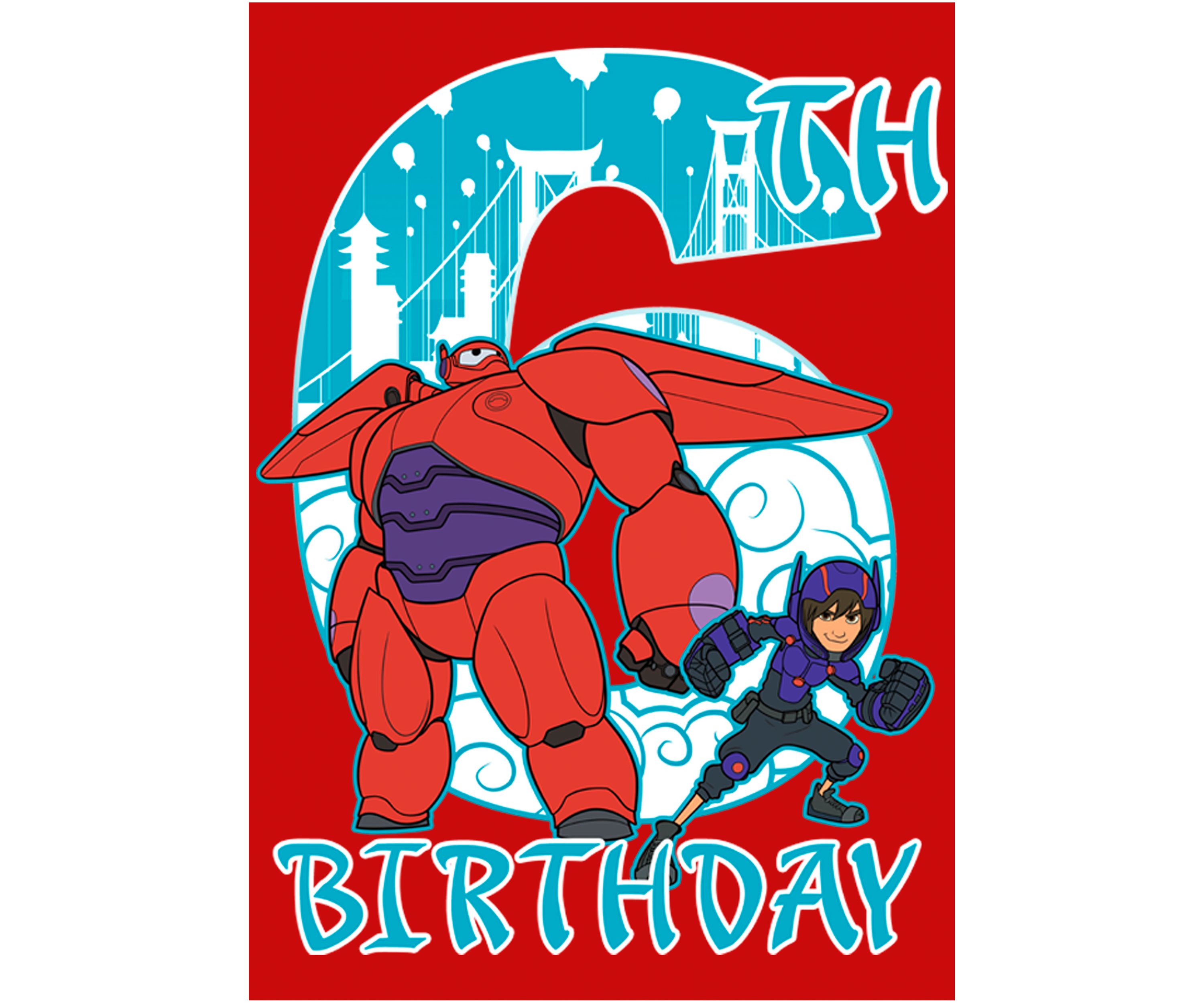 Boys 4-7 Baymax 6 Years Graphic T-Shirt