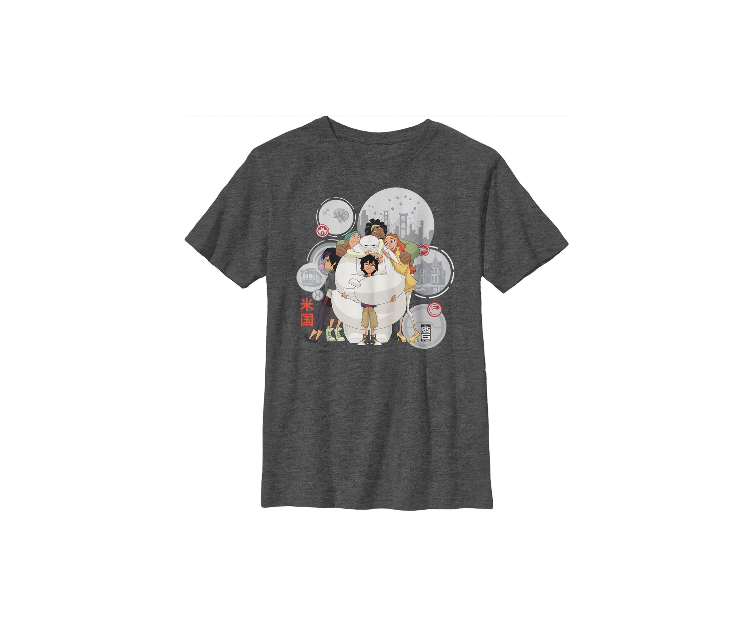 Boys 4-7  Baymax Hugs Graphic T-Shirt