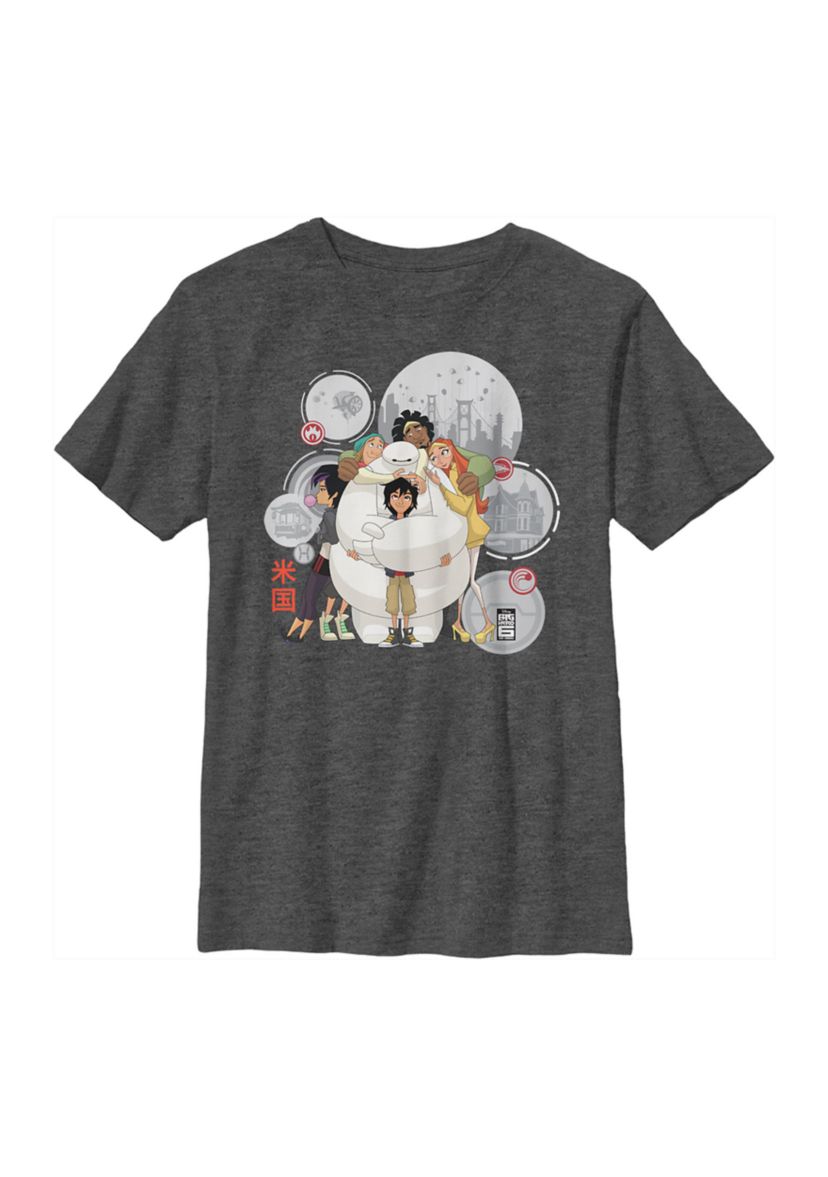 Boys 4-7  Baymax Hugs Graphic T-Shirt