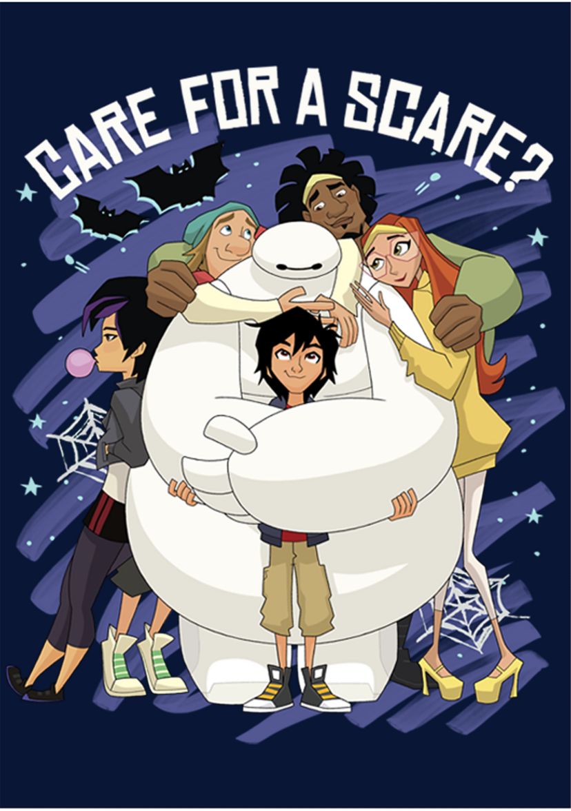 Boys 4-7 Scare Baymax Graphic T-Shirt