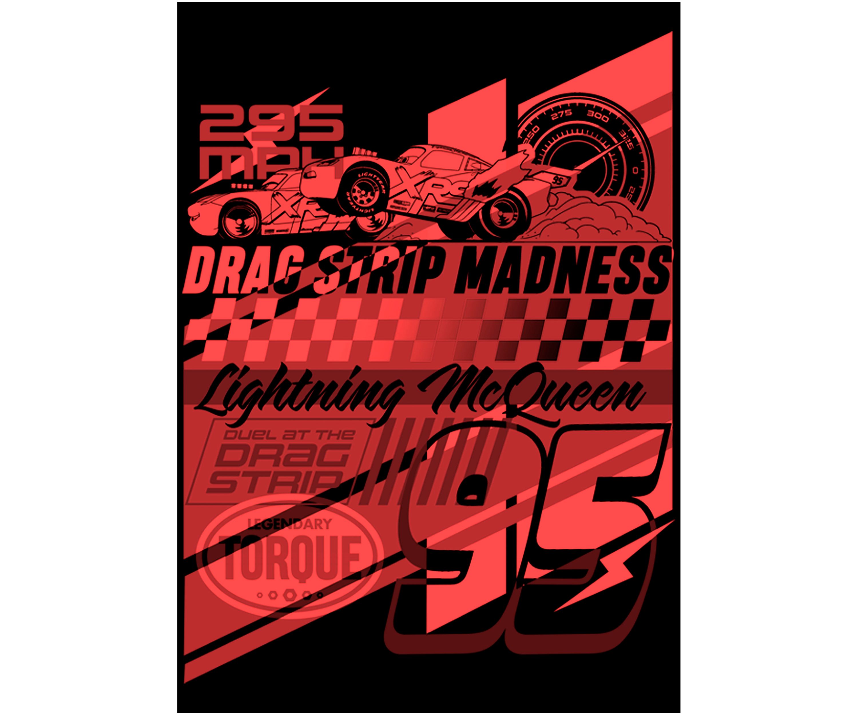 Boys 4-7 Layered McQueen Graphic T-Shirt