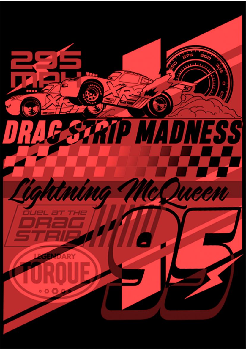 Boys 4-7 Layered McQueen Graphic T-Shirt
