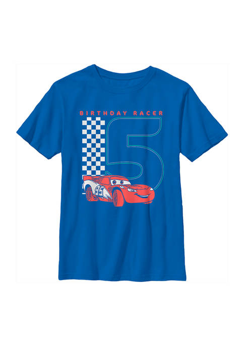 Disney® Cars™ Boys 4-7 Birthday Racer Graphic T-Shirt