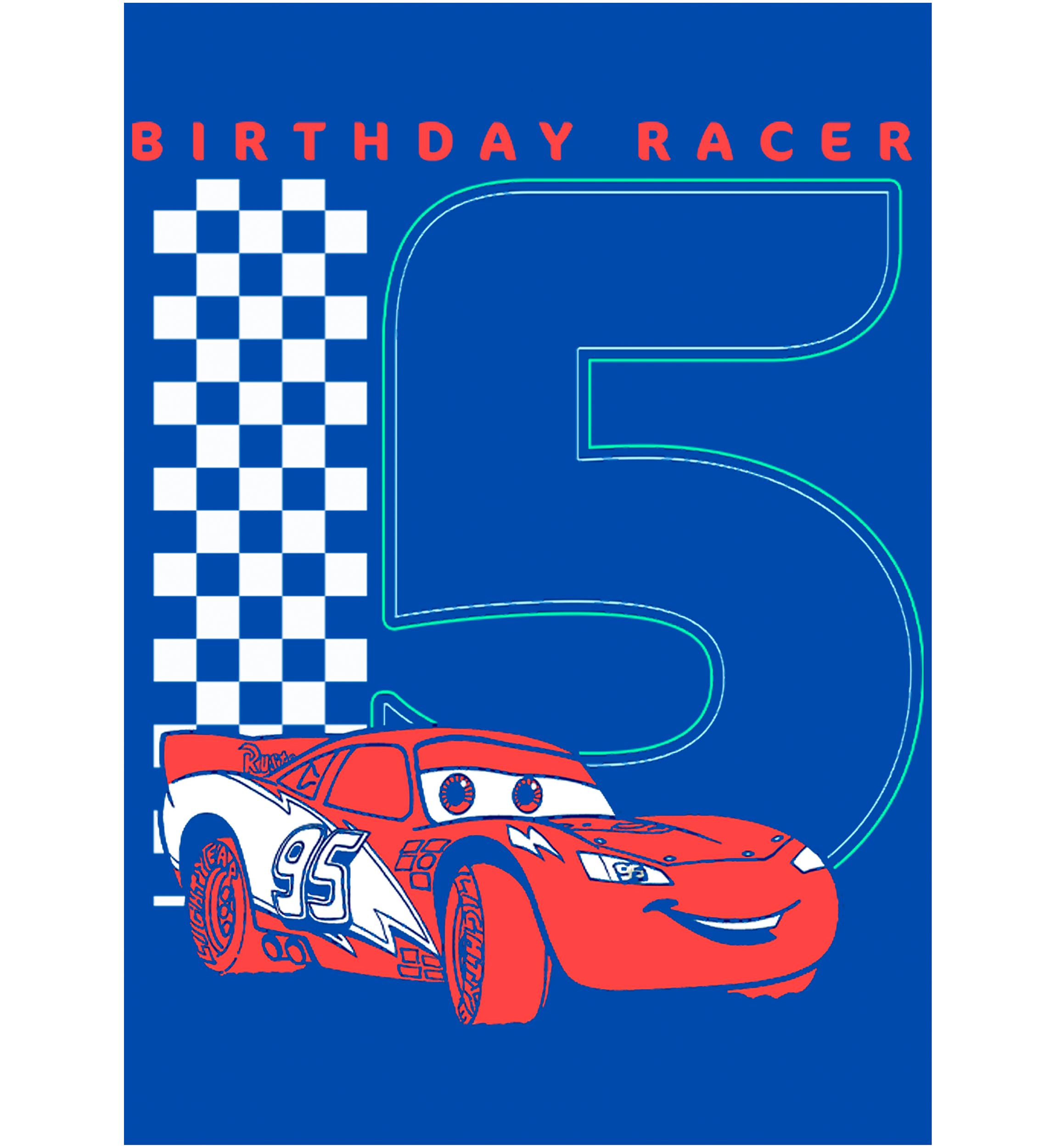 Boys 4-7 Birthday Racer Graphic T-Shirt