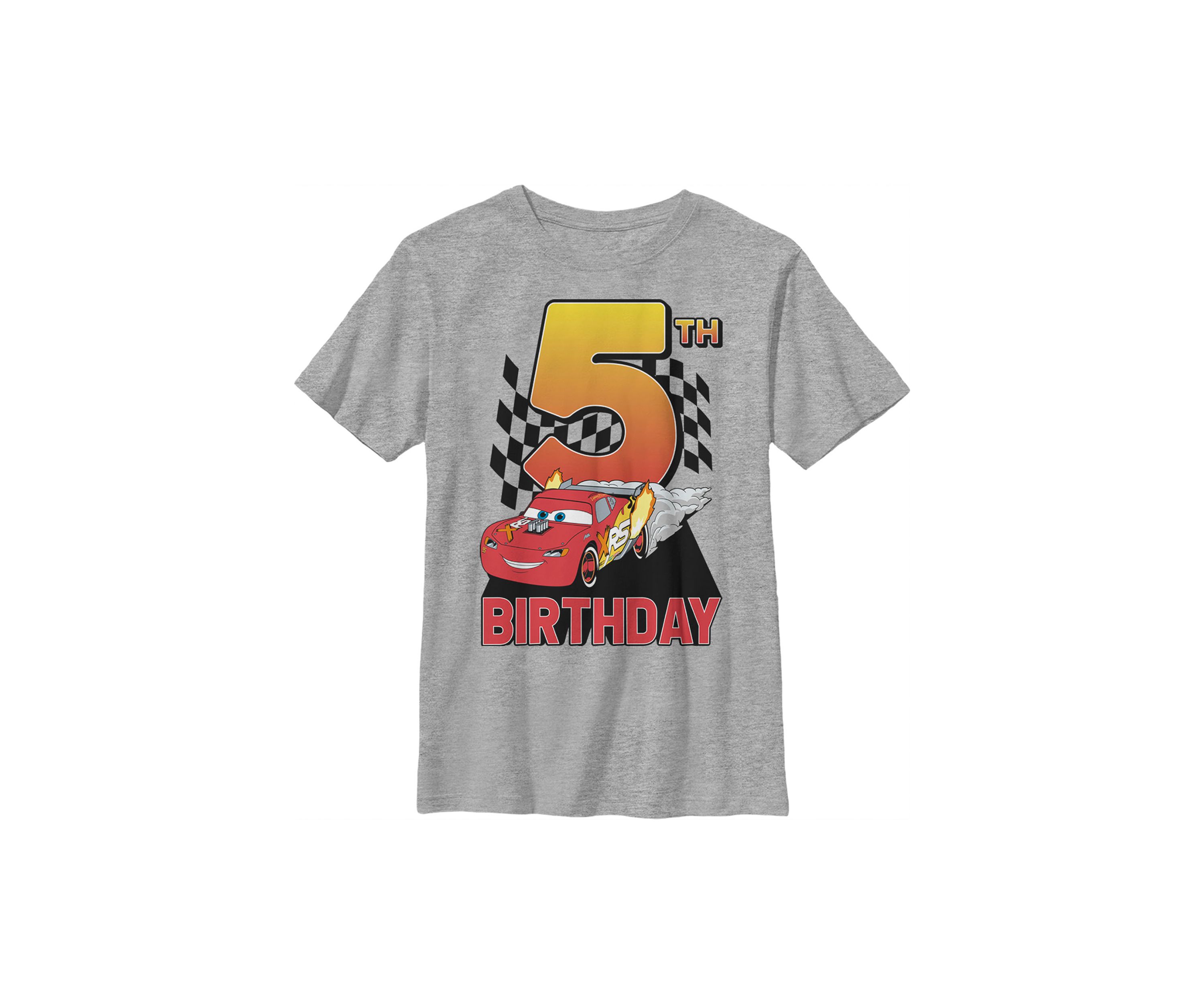 Boys 4-7 Lightning McQueen 5th Birthday Graphic T-Shirt