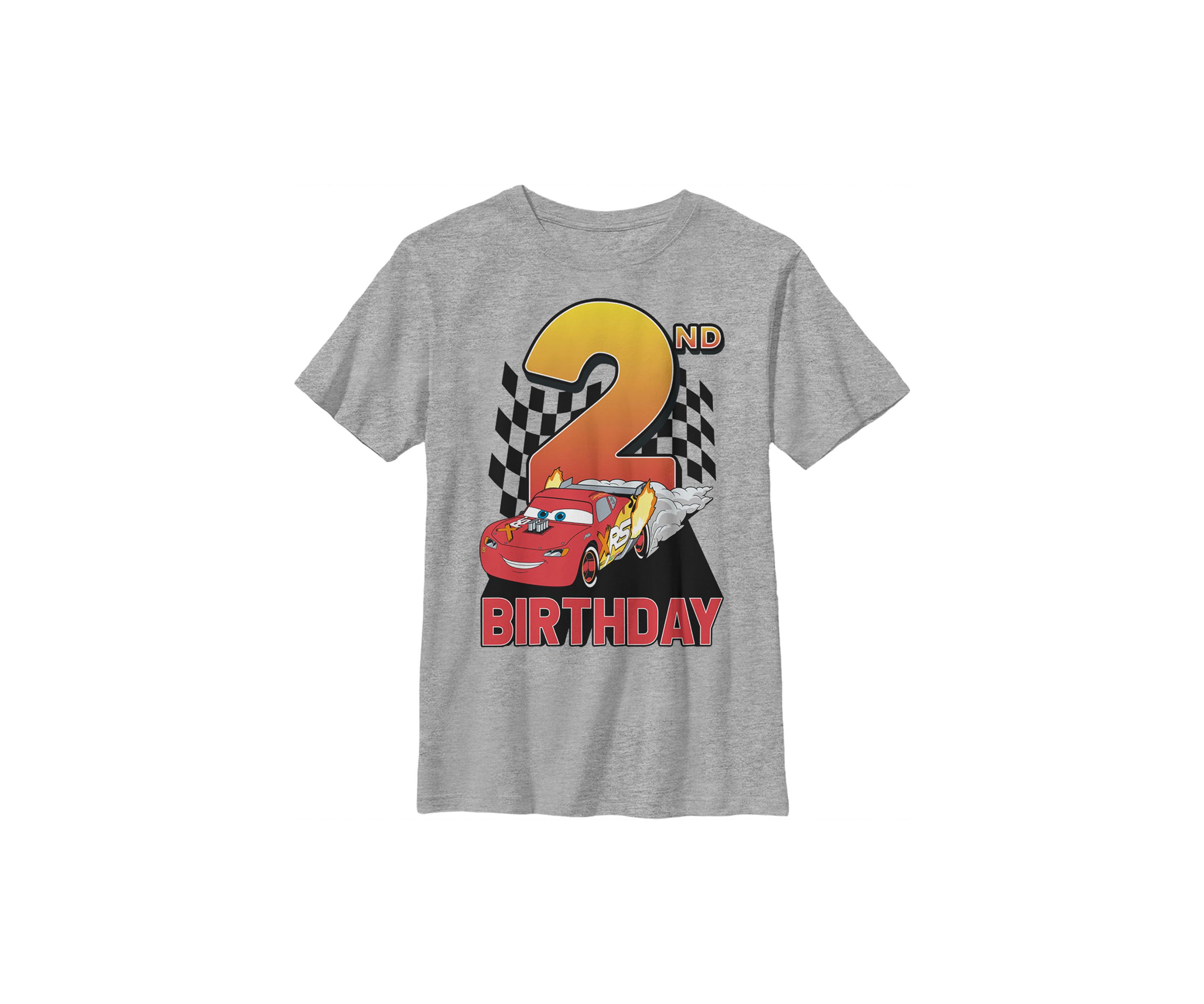 Boys 4-7 Lightning McQueen 2nd Birthday Graphic T-Shirt