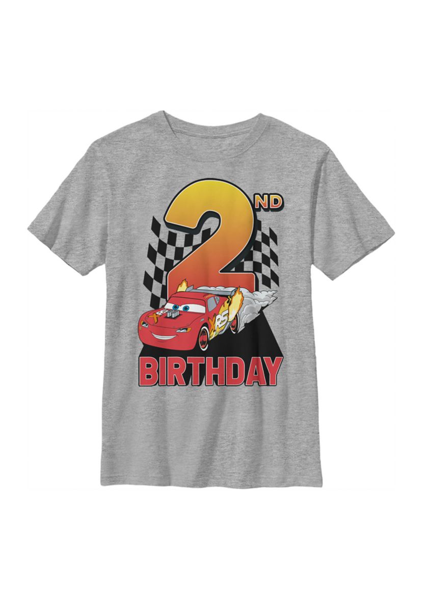 Boys 4-7 Lightning McQueen 2nd Birthday Graphic T-Shirt