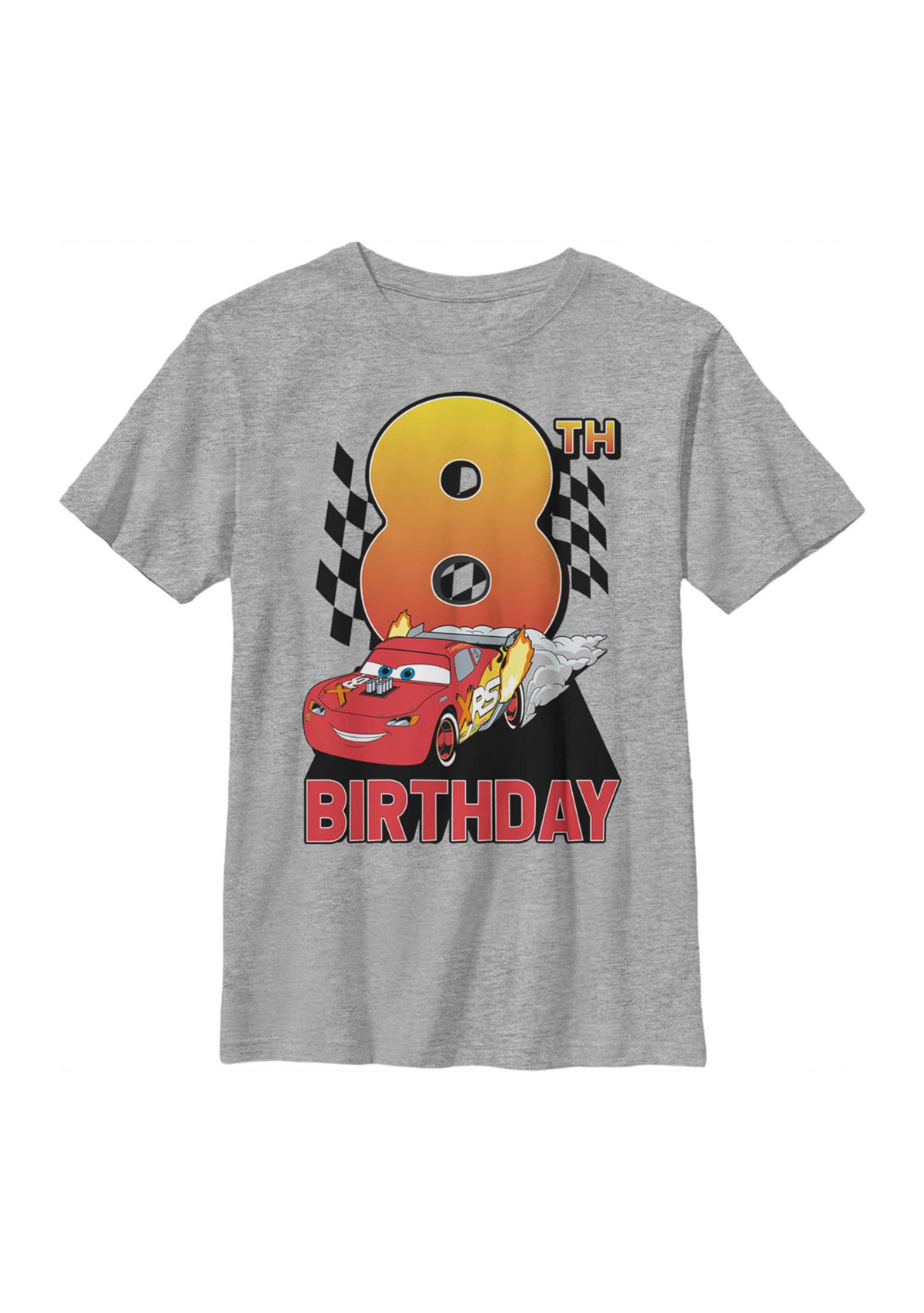 Boys 4-7 Lightning McQueen 8th Birthday Graphic T-Shirt