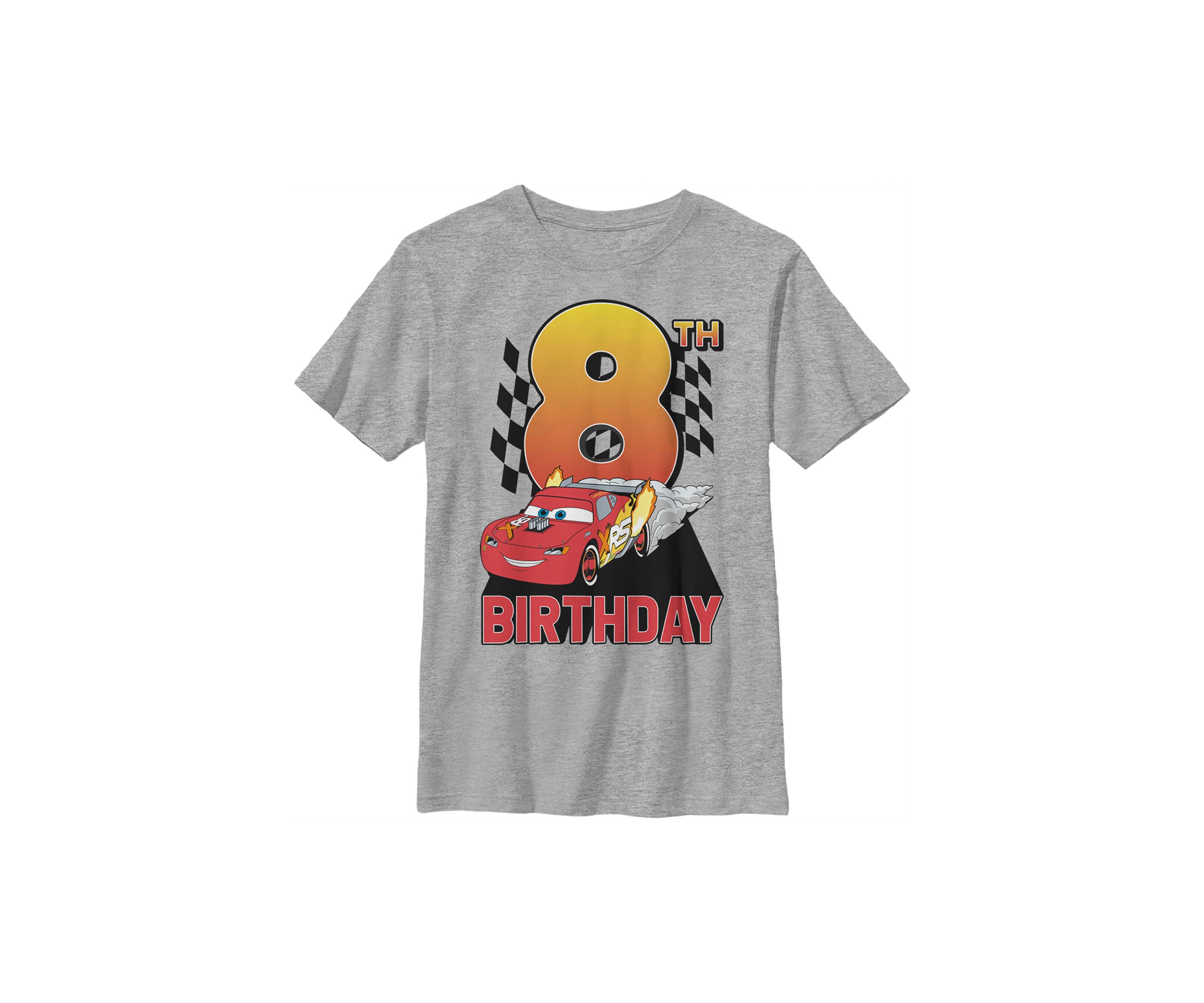 Boys 4-7 Lightning McQueen 8th Birthday Graphic T-Shirt