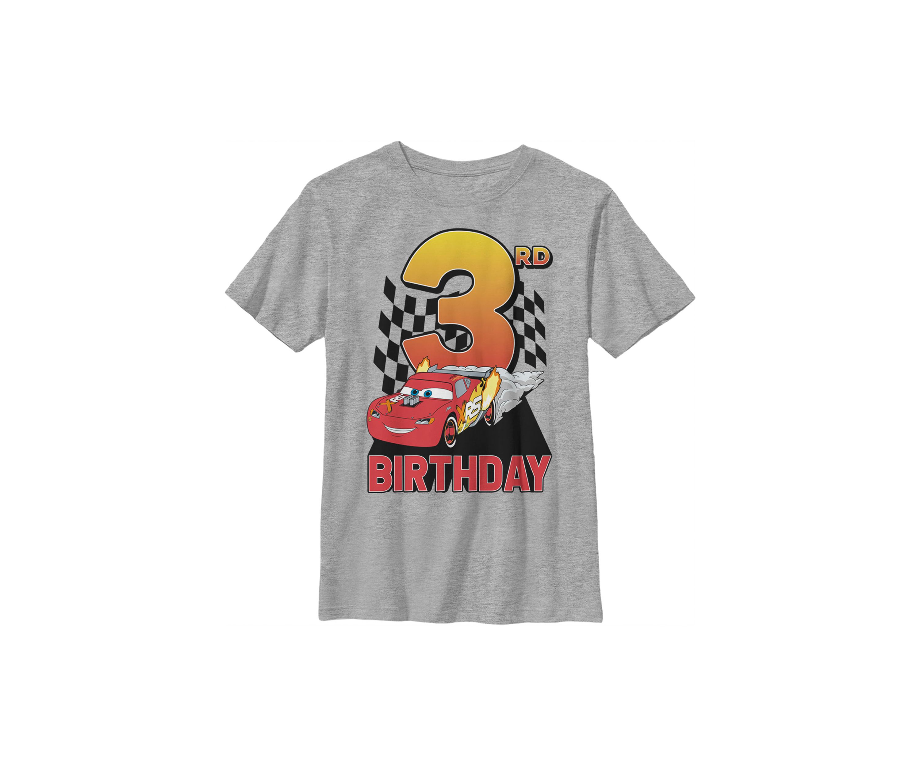 Boys 4-7 Lightning McQueen 3rd Birthday Graphic T-Shirt
