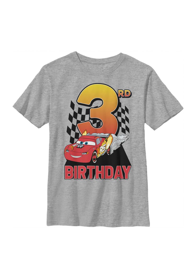 Boys 4-7 Lightning McQueen 3rd Birthday Graphic T-Shirt