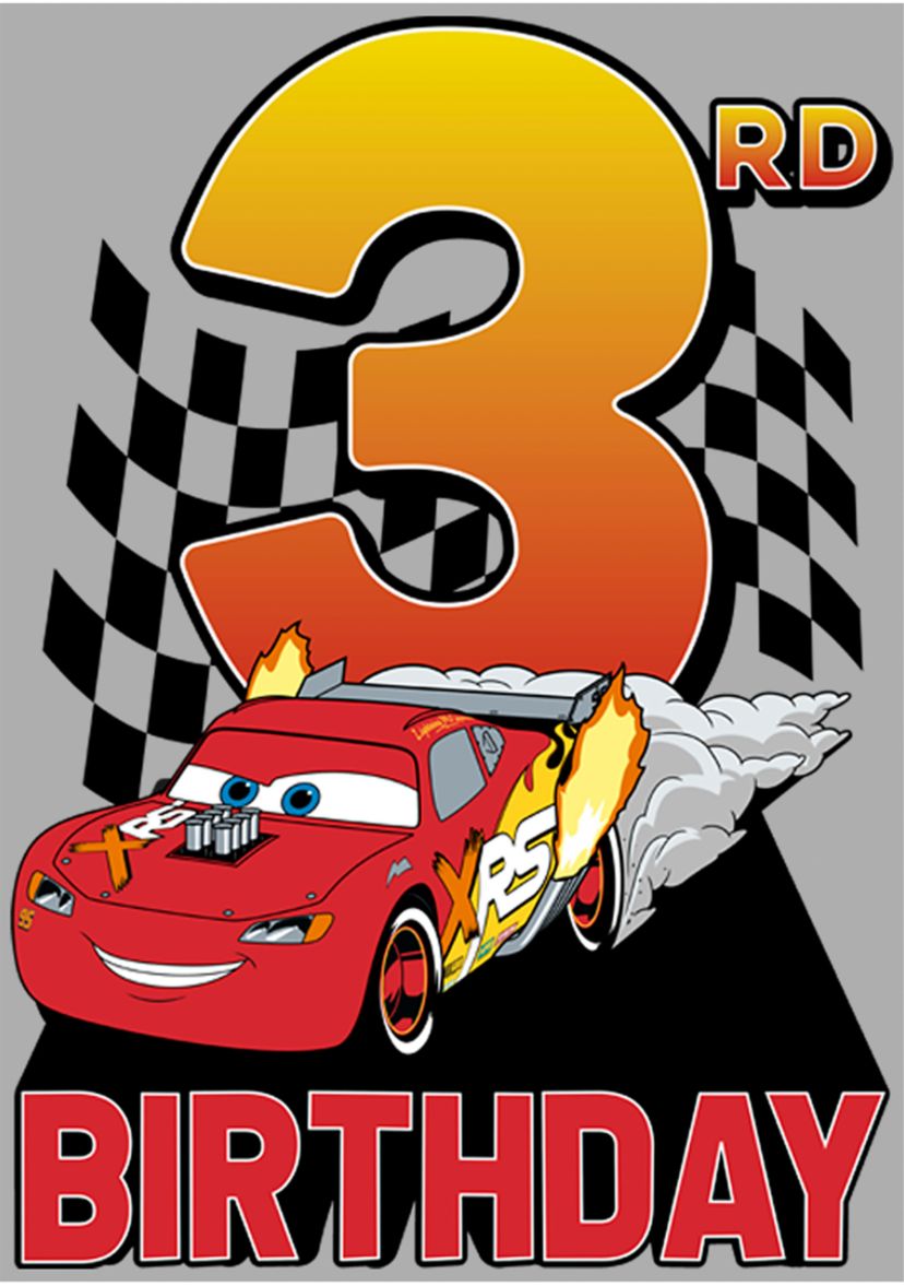 Boys 4-7 Lightning McQueen 3rd Birthday Graphic T-Shirt