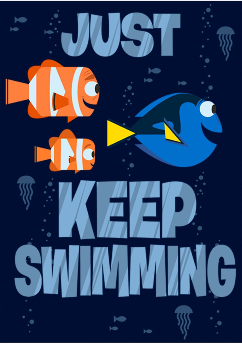 Boys 4-7 Just Keep Swimming Graphic T-Shirt