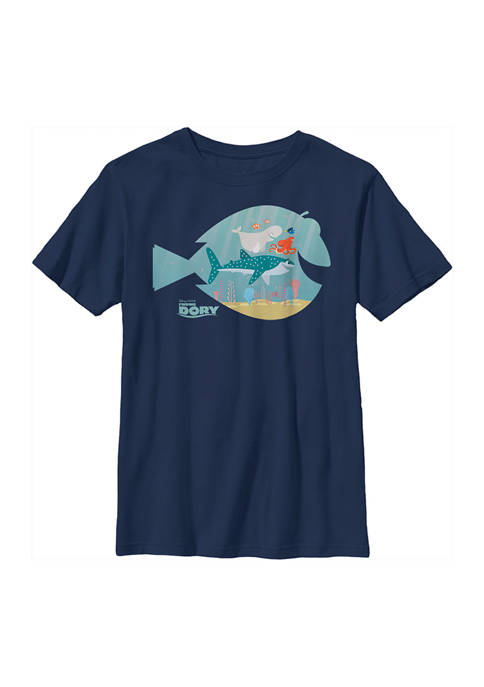 Disney® Boys 4-7 Dory Silhouette Graphic T-Shirt