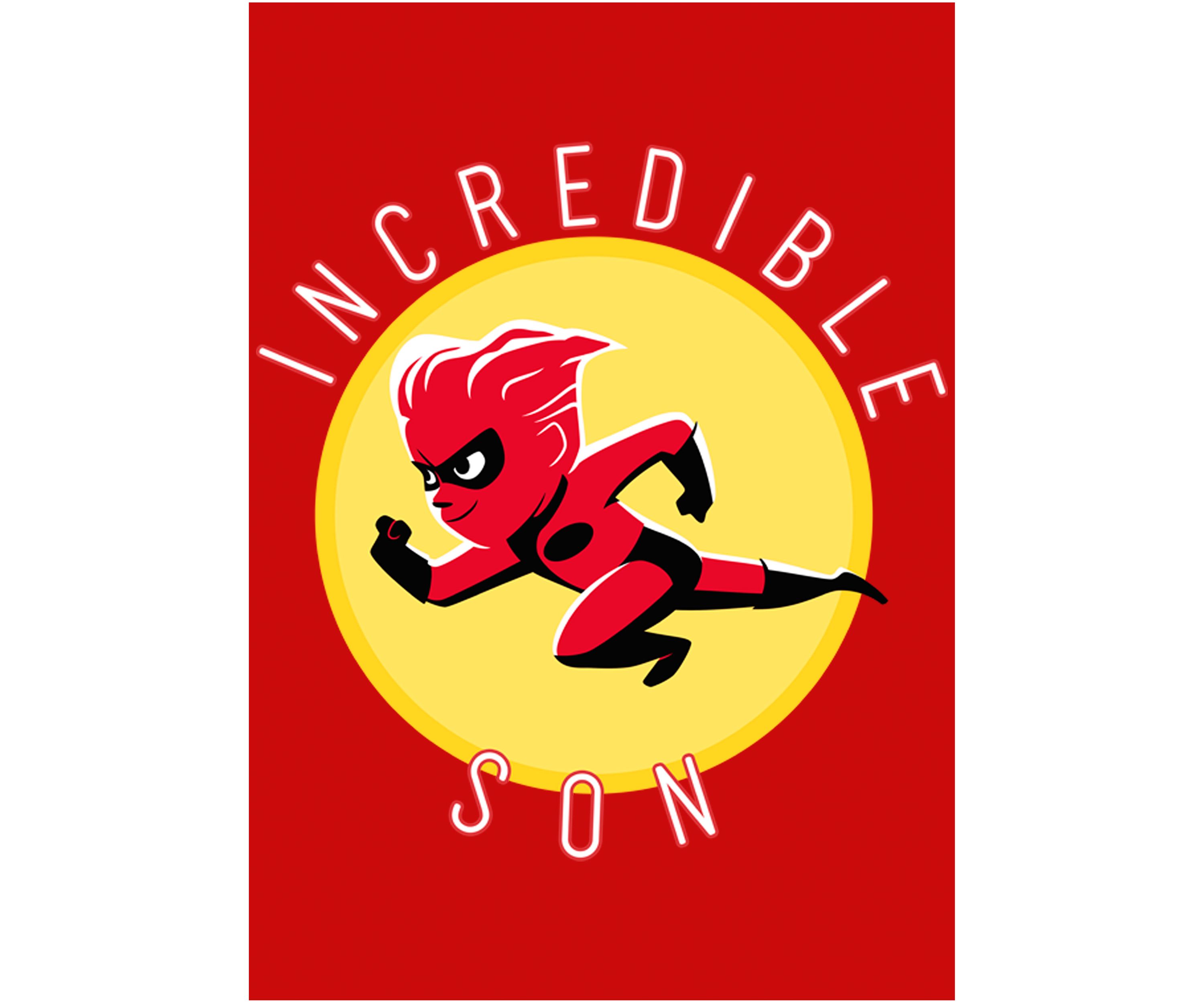 Boys 4-7 Incredible Son Circle Graphic T-Shirt