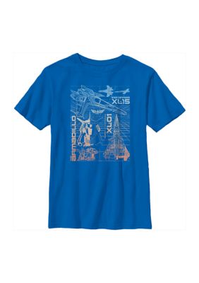 Disney Pixar Kids Ships Graphic T-Shirt, Small