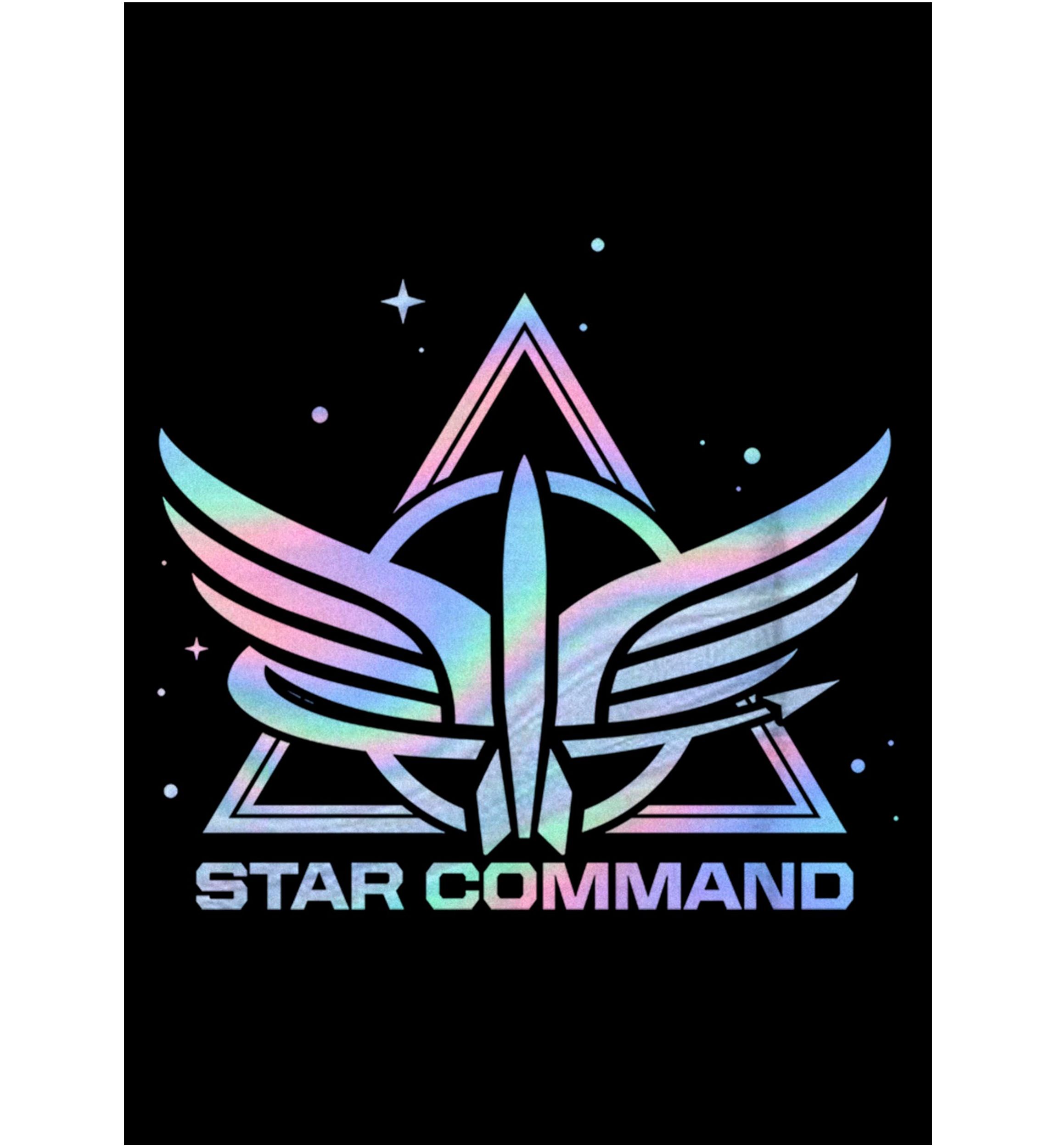 Star Command Holographic Graphic T-Shirt