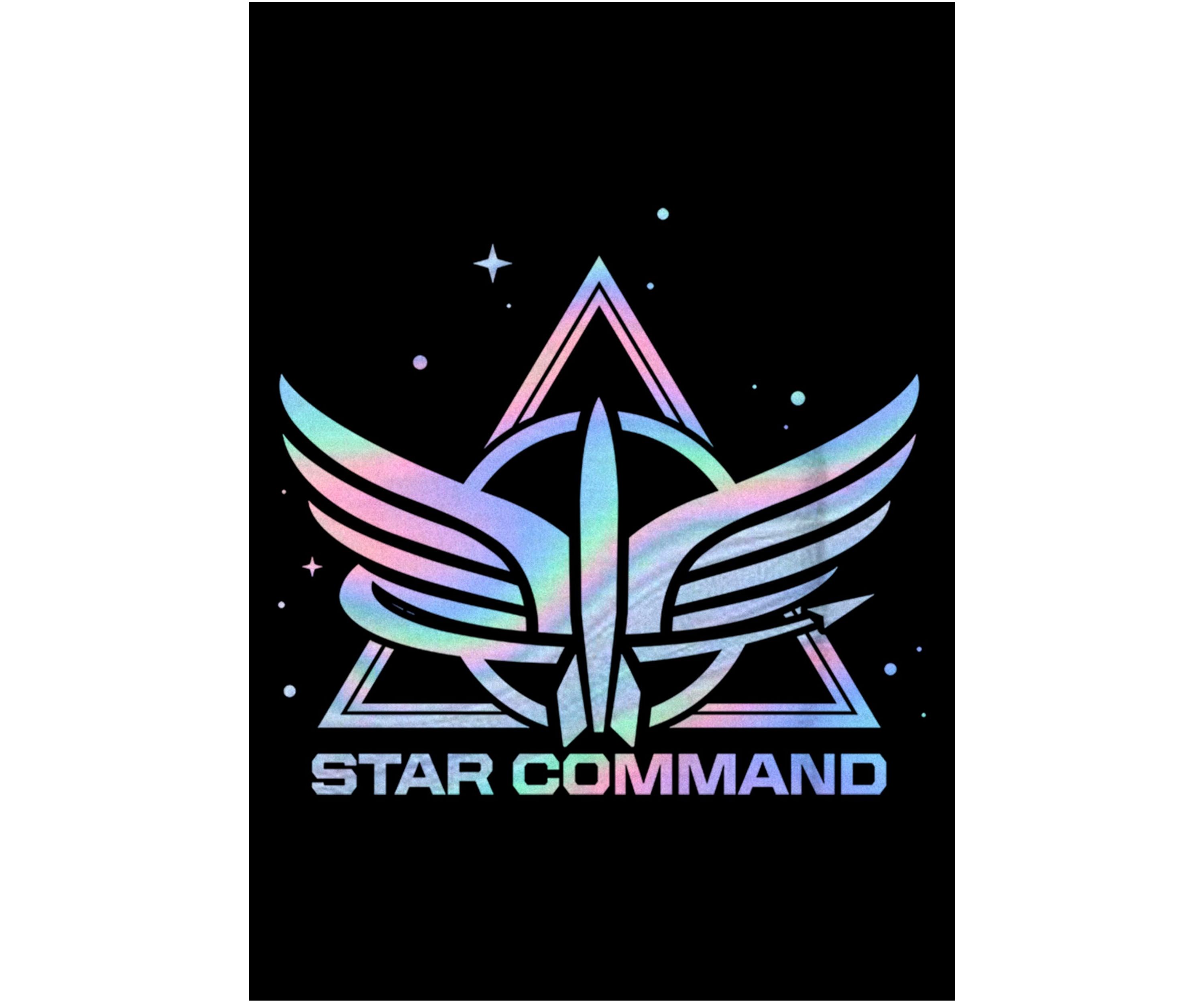Star Command Holographic Graphic T-Shirt