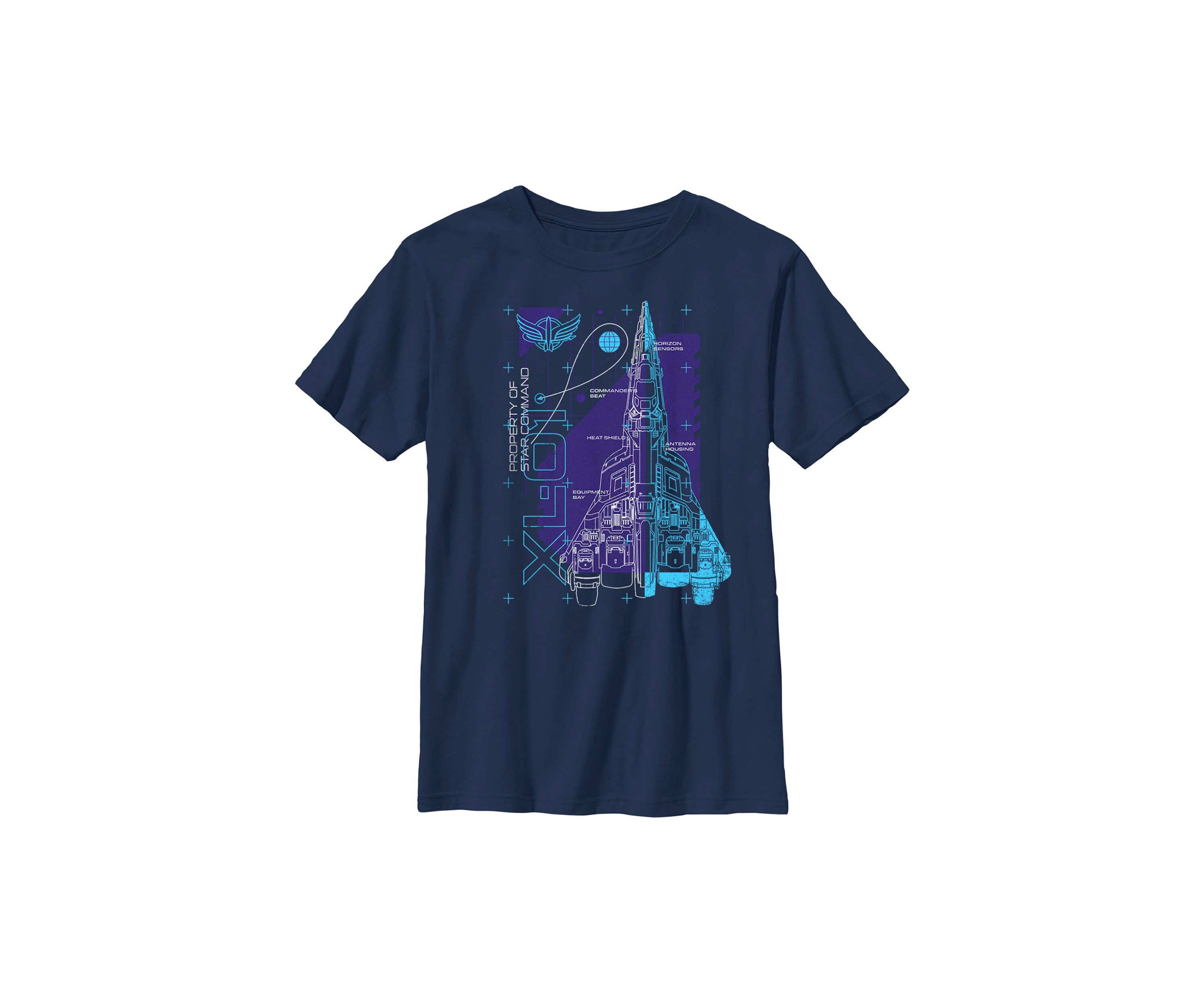 Ship Schematic Graphic T-Shirt