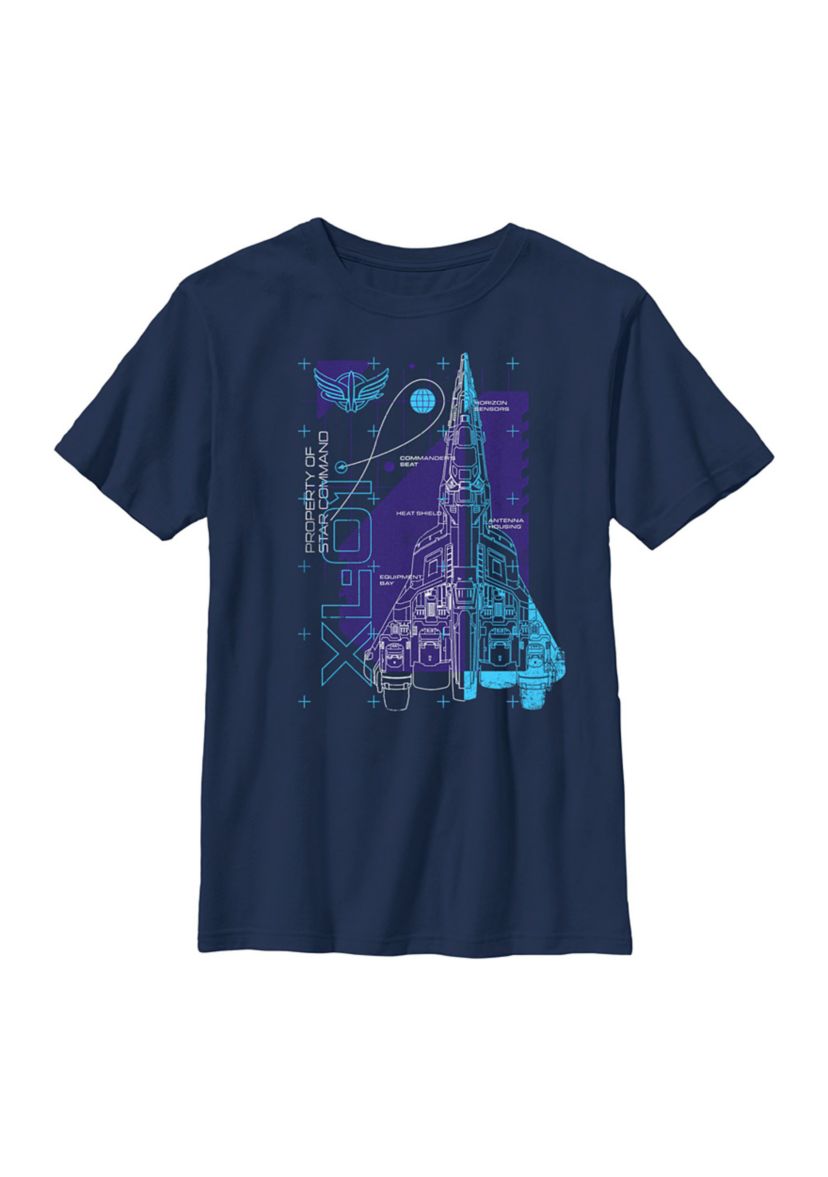 Ship Schematic Graphic T-Shirt