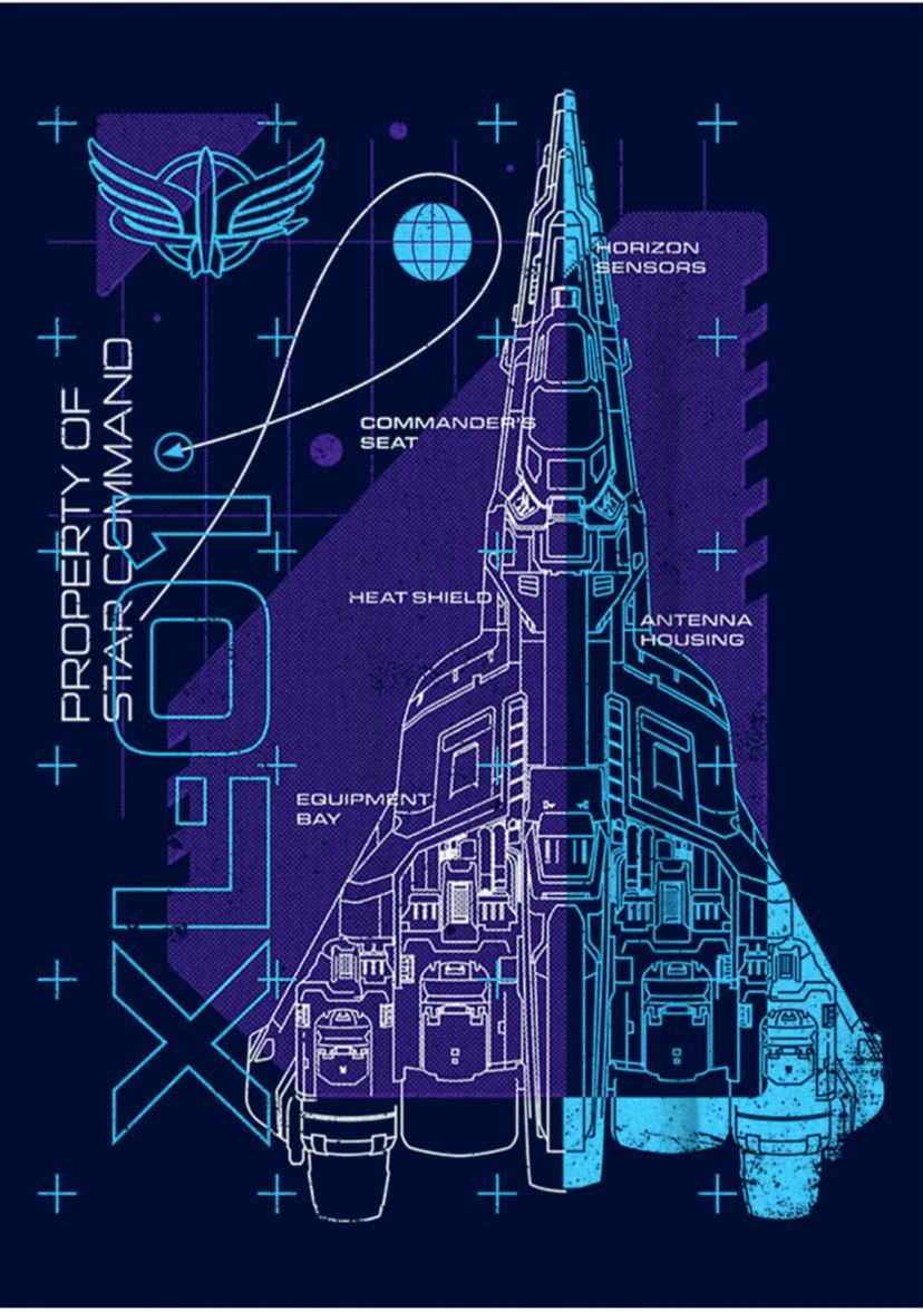 Ship Schematic Graphic T-Shirt