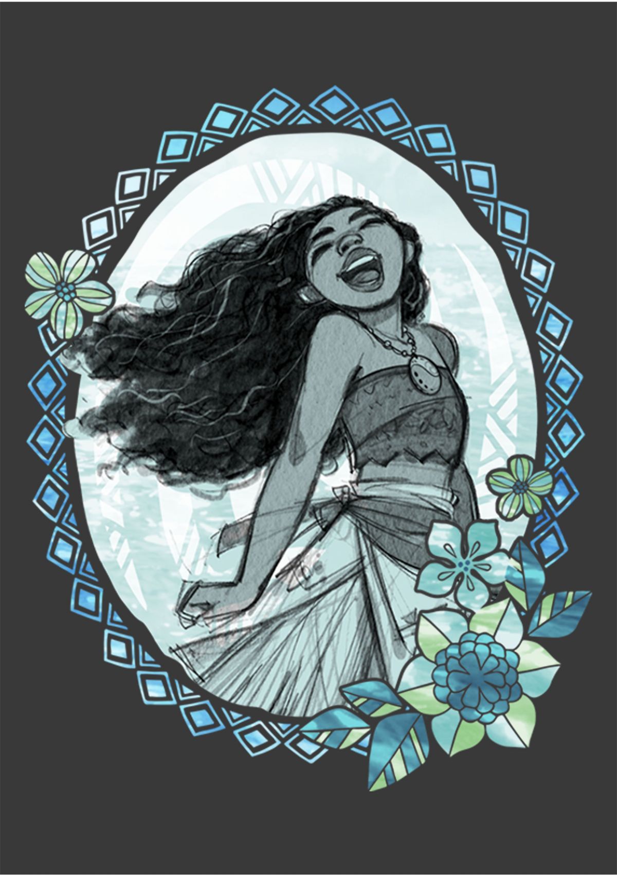 Island Song Graphic Top