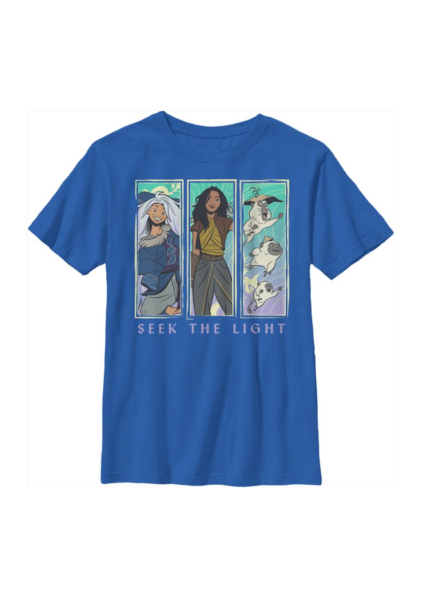 Boys 4-7  Panel Boxes Graphic T-Shirt