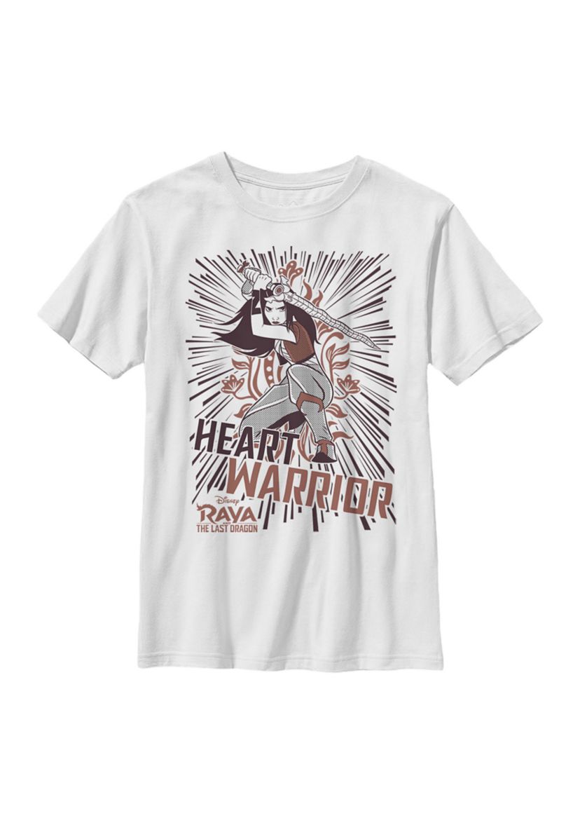 Boys 4-7  Raya Heart Line Graphic T-Shirt