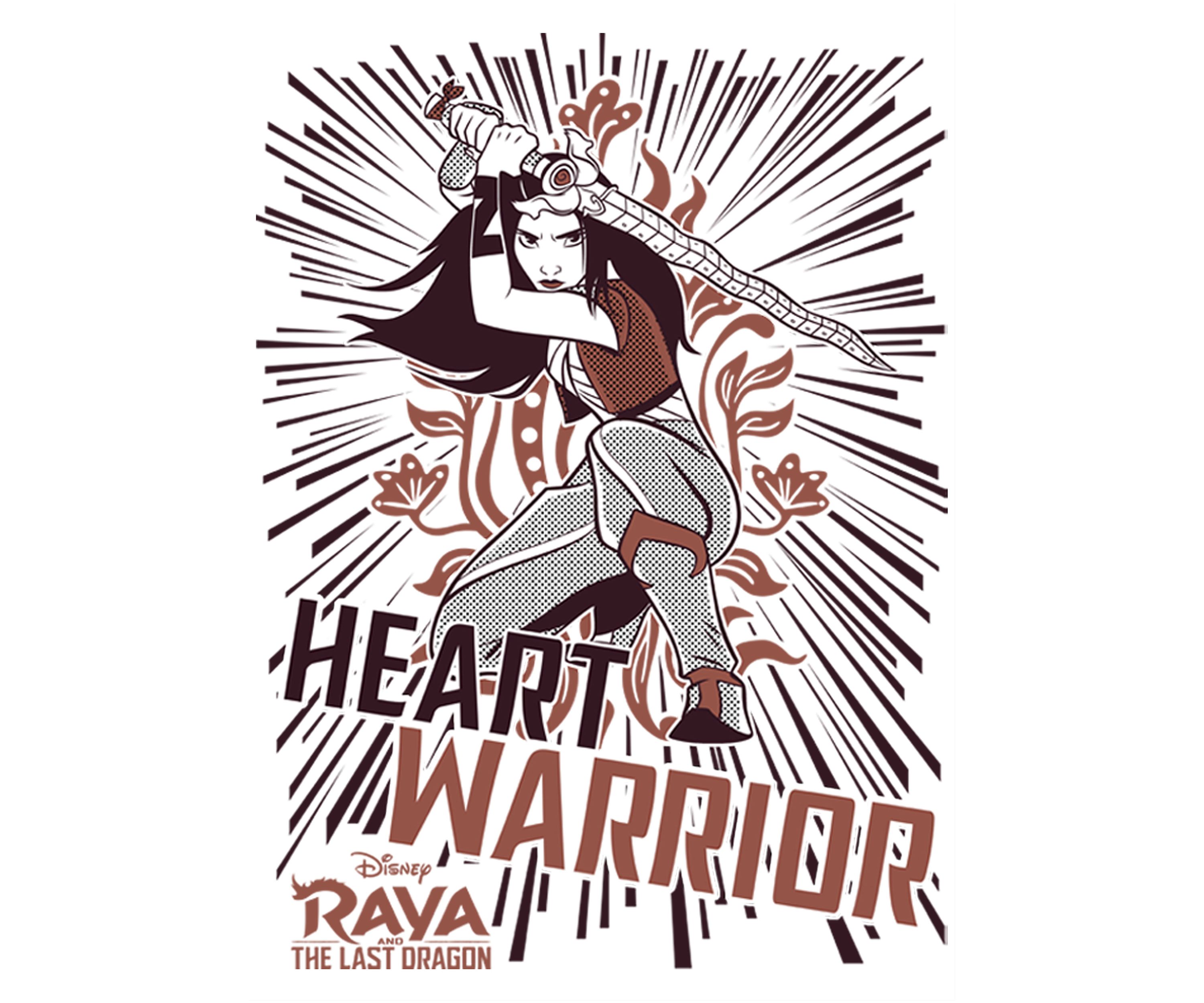 Boys 4-7  Raya Heart Line Graphic T-Shirt