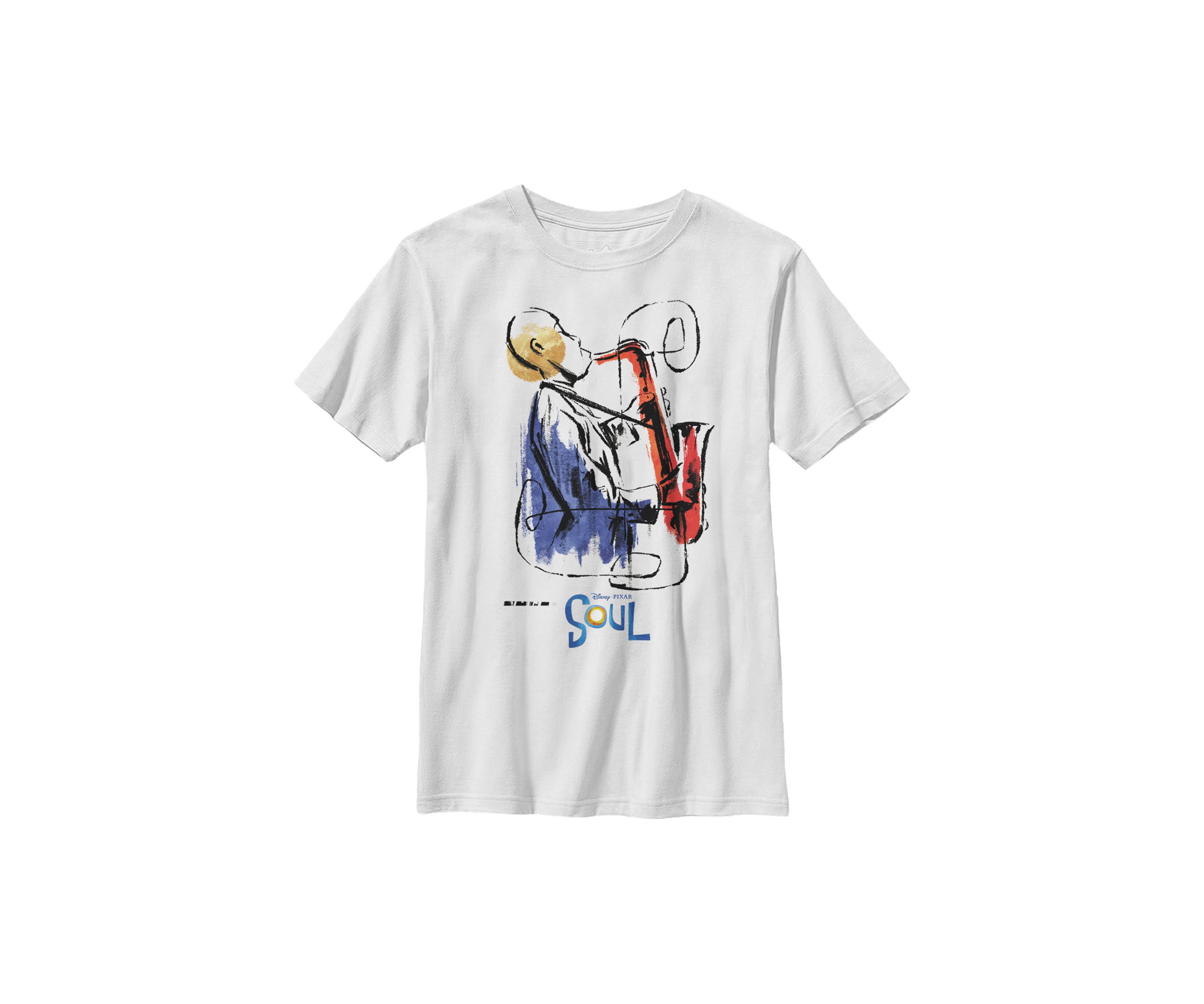 Boys 4-7  Sax Painting Graphic Top