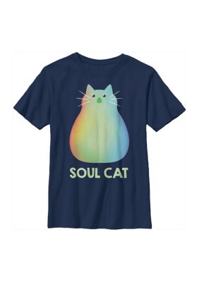 Disney Pixar Boys 4-7 Cat Graphic Top, Navy Blue, Small
