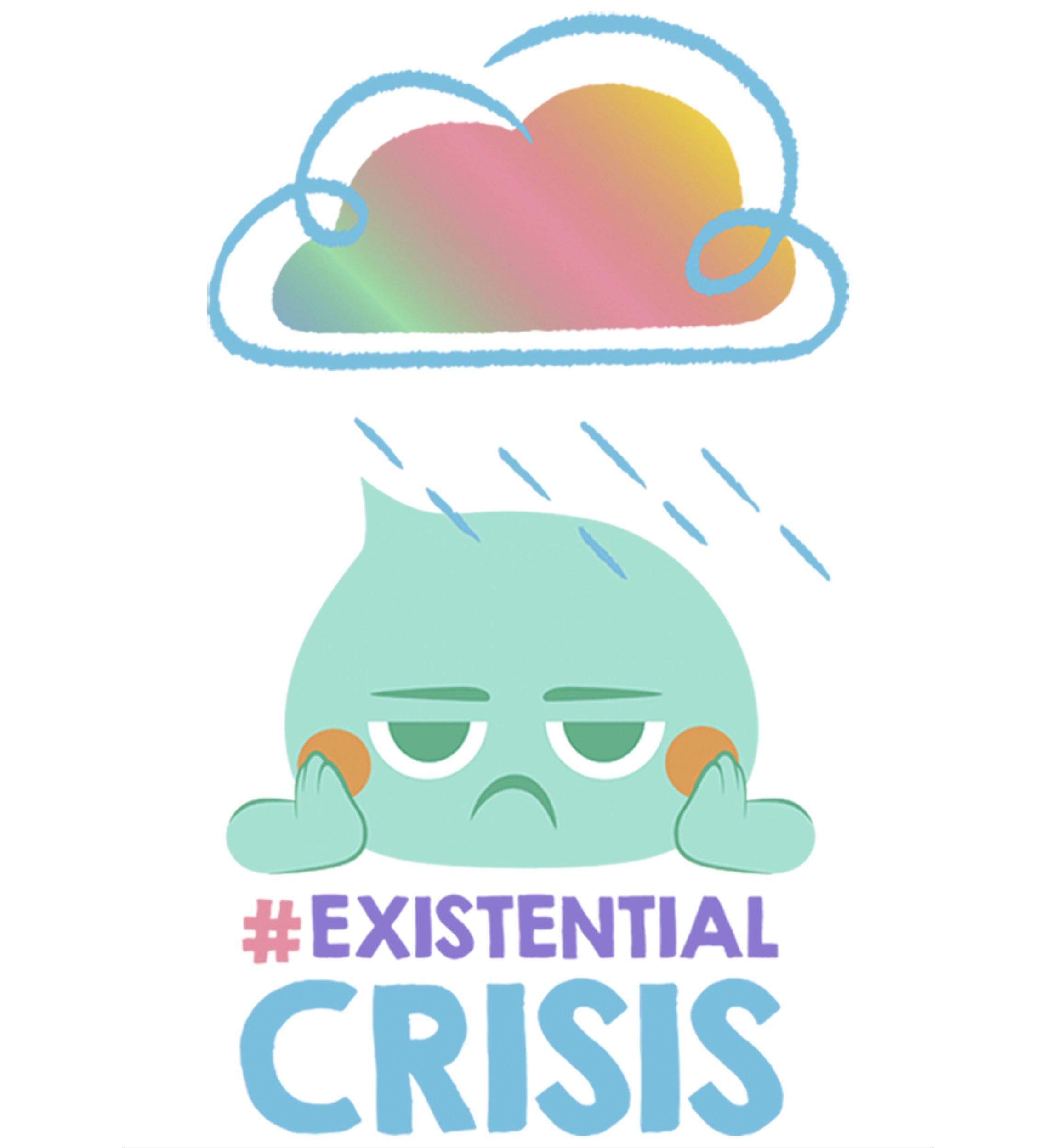 Boys 4-7 Existential Crisis Graphic Top
