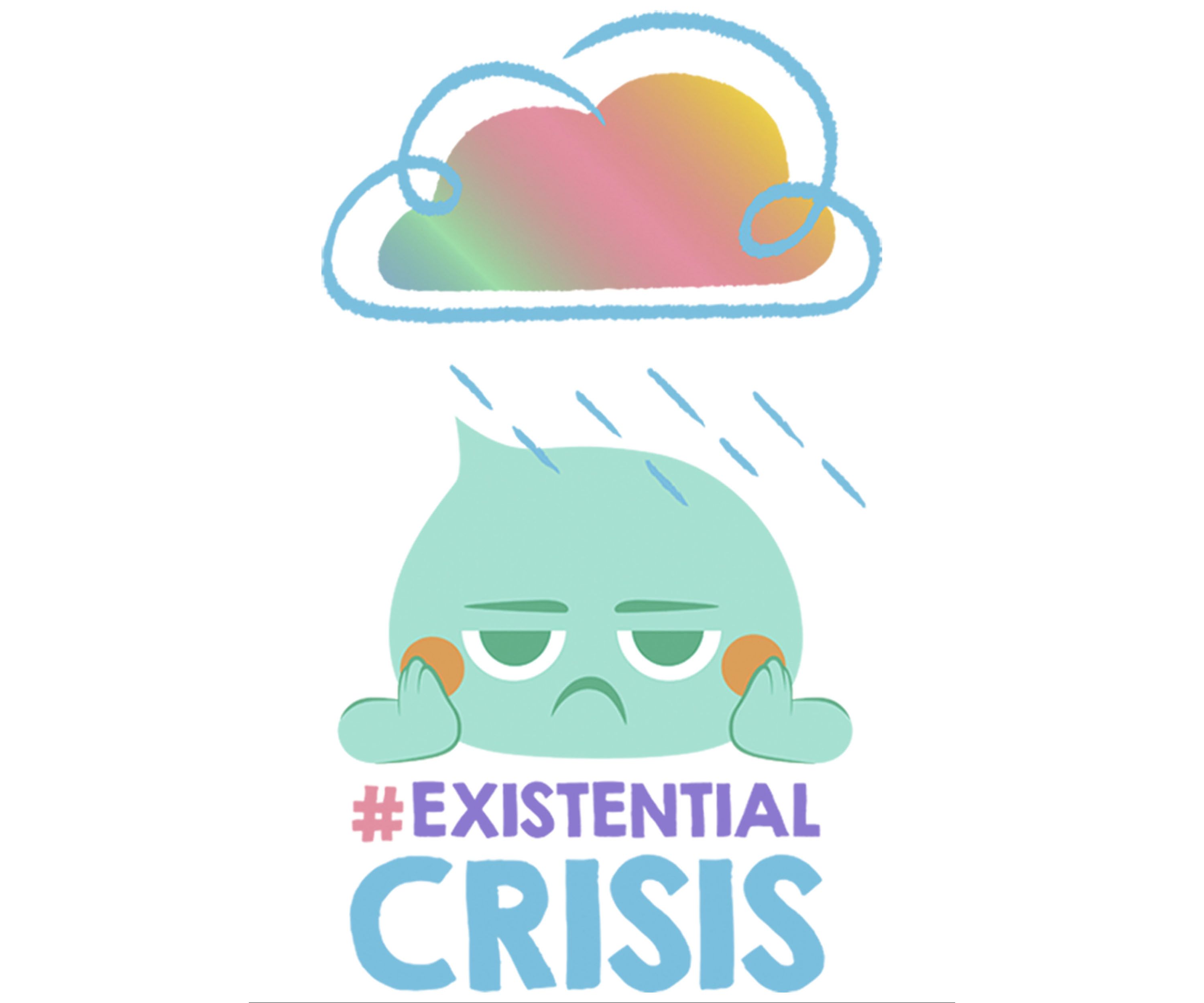Boys 4-7 Existential Crisis Graphic Top