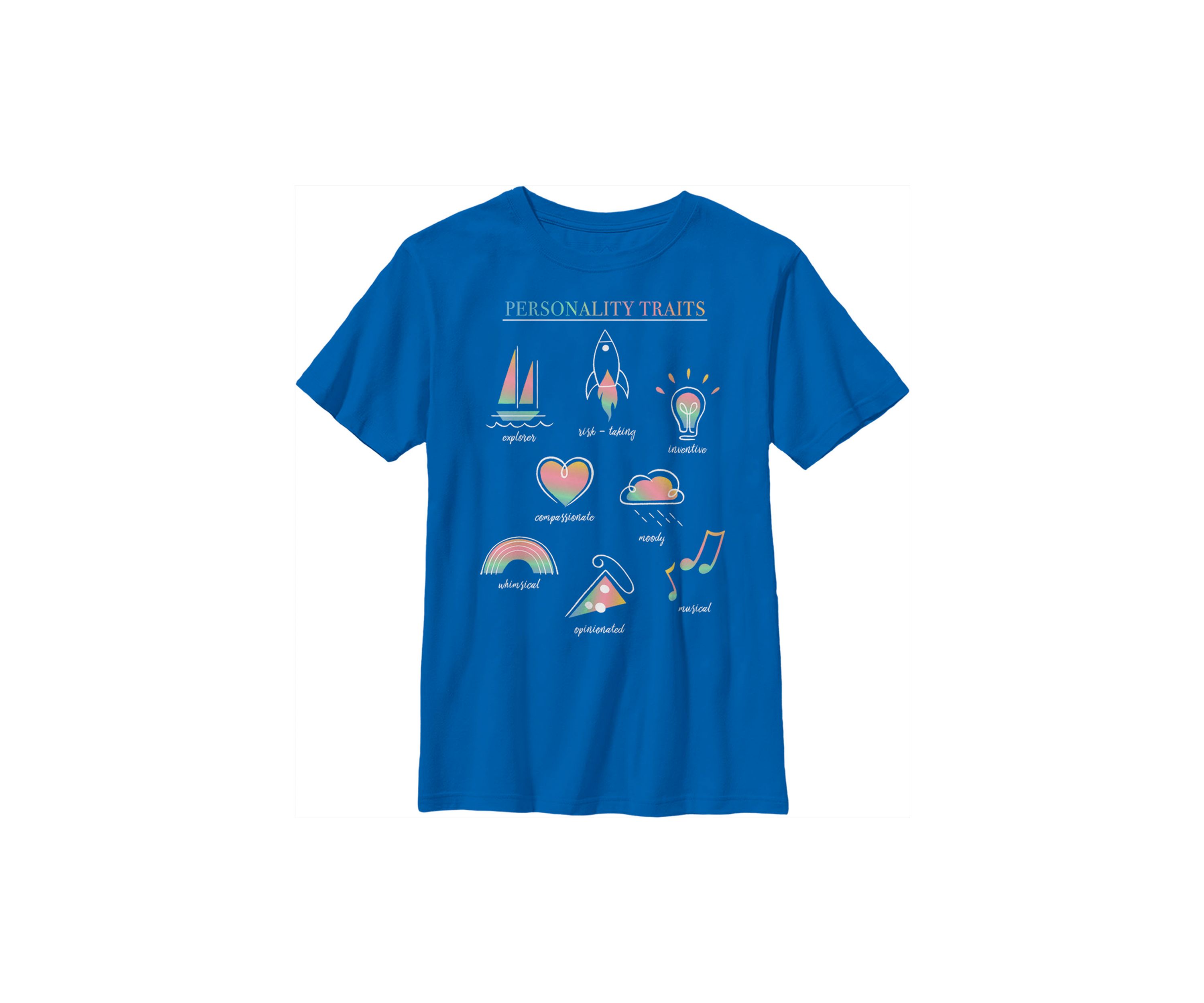 Boys 4-7  Personality Textbook Graphic Top