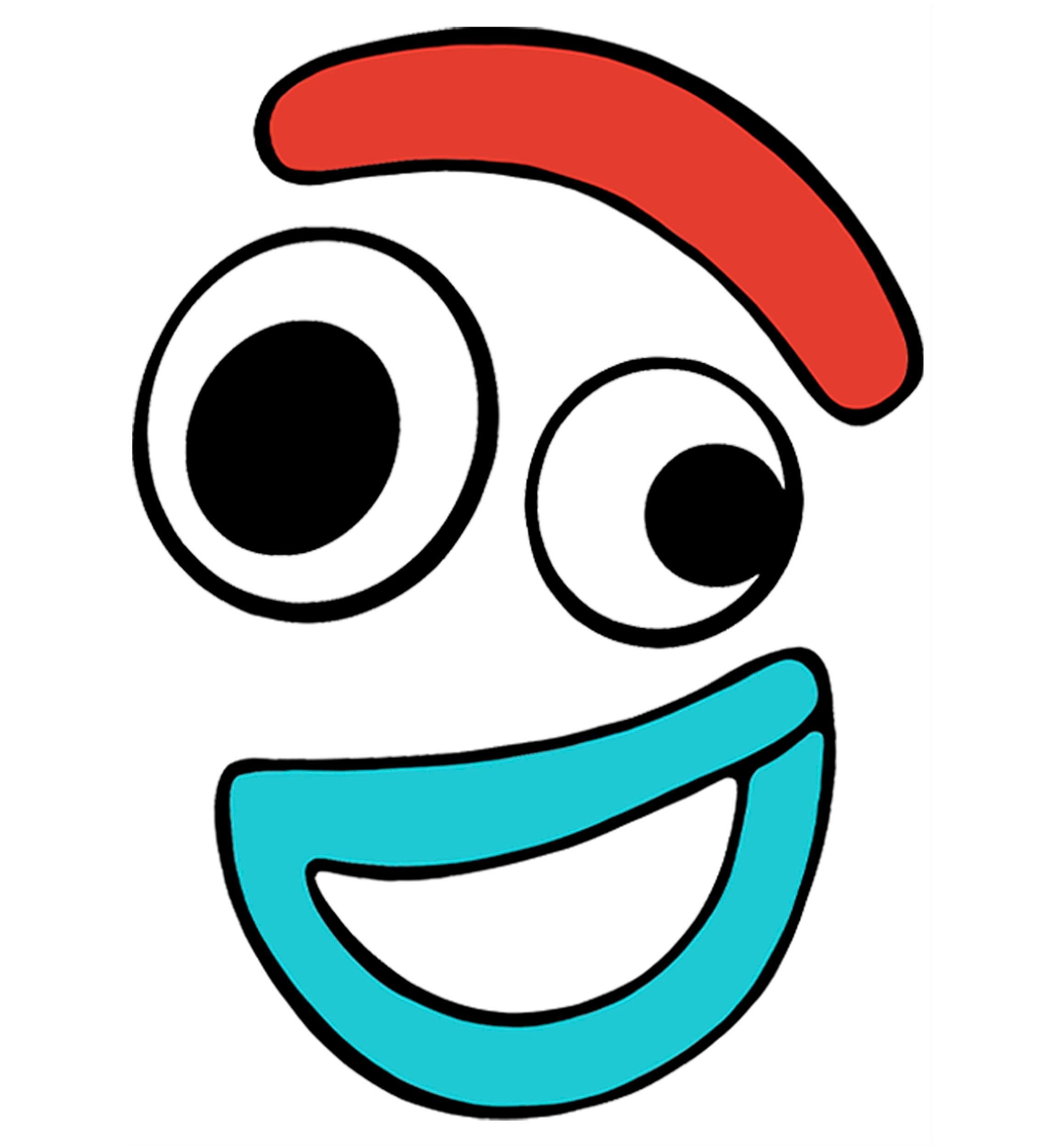 Boys 4-7 Big Face Smiling Forky Graphic T-Shirt
